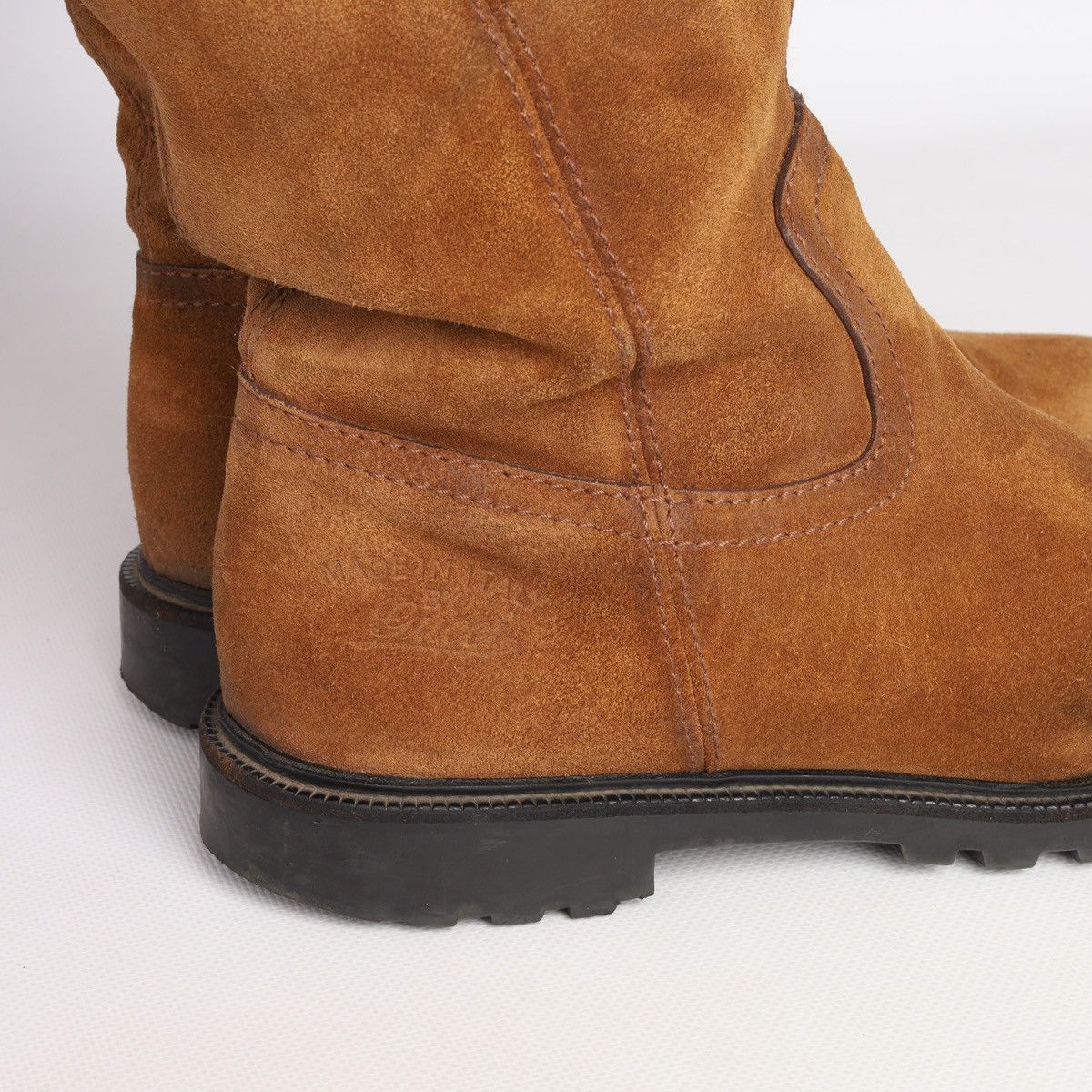 Gucci Gucci Suede Shearling Web Boots Brown Saint Moritz High Shoe Size US 8.5 / IT 38.5 - 14 Thumbnail