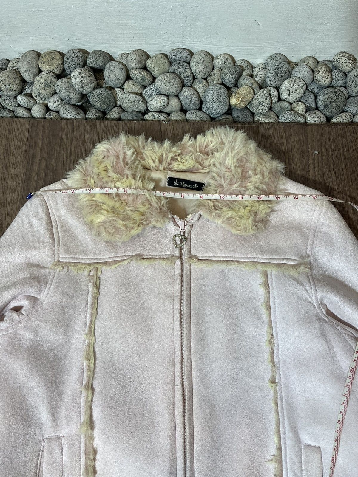 Hysteric Glamour × If Six Was Nine × Japanese Brand Begum Japan Candy Fur Collar Suede Jacket Size US L / EU 52-54 / 3 - 12 Thumbnail