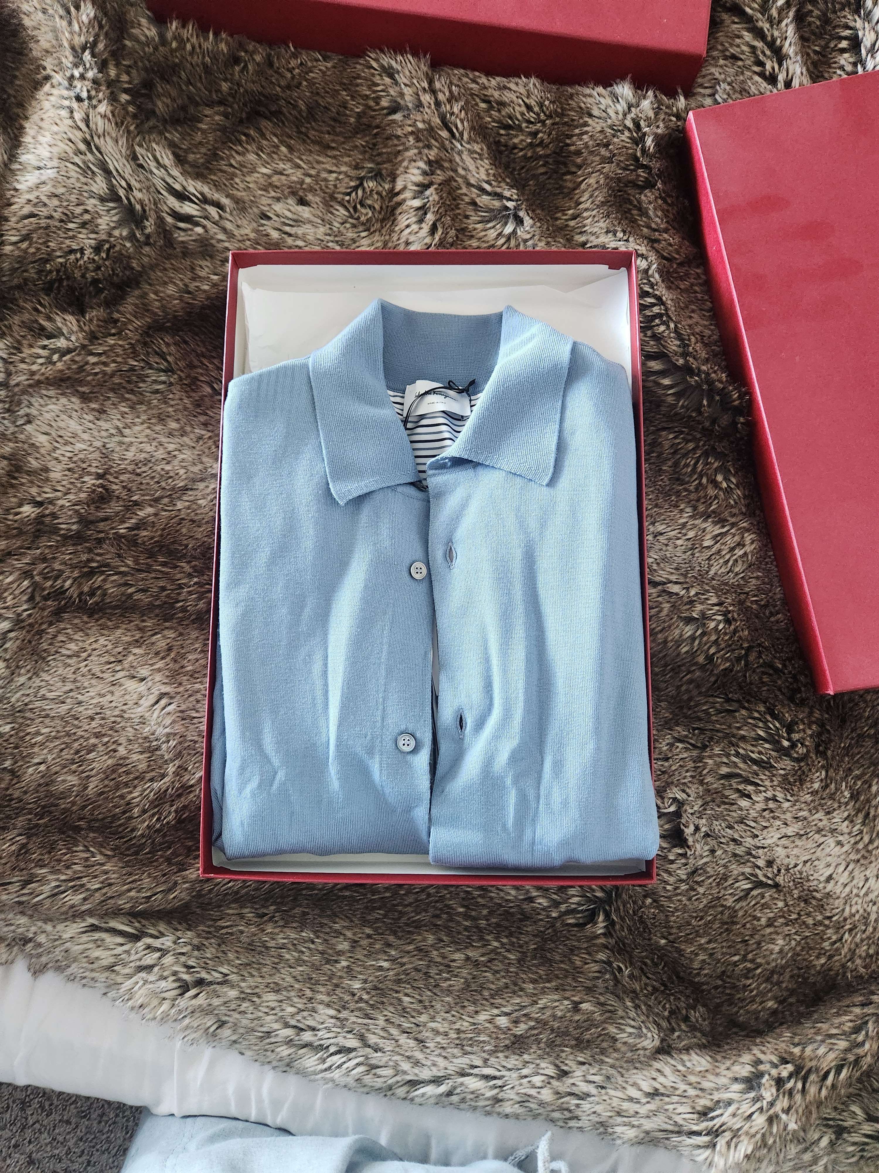 Salvatore Ferragamo Salvatore Ferragamo Polo T-Shirt Full Button up Size US S / EU 44-46 / 1 - 9 Thumbnail