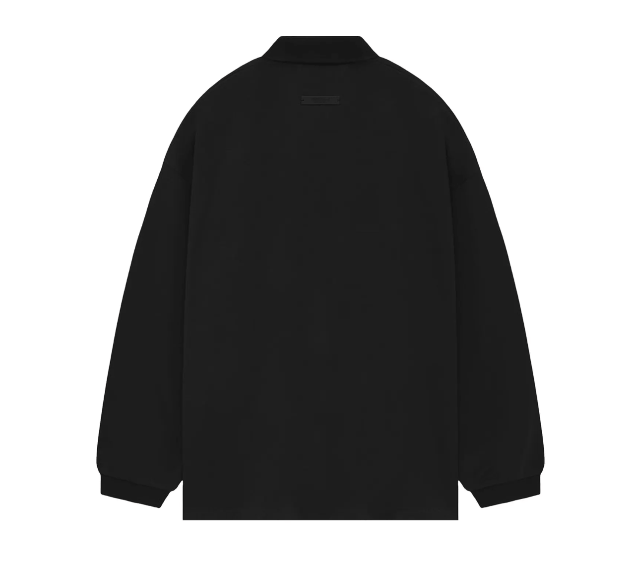 Essentials × Fear of God Fear of God Essentials Pique Long Sleeve Polo Black XS Size US XS / EU 42 / 0 - 2 Thumbnail