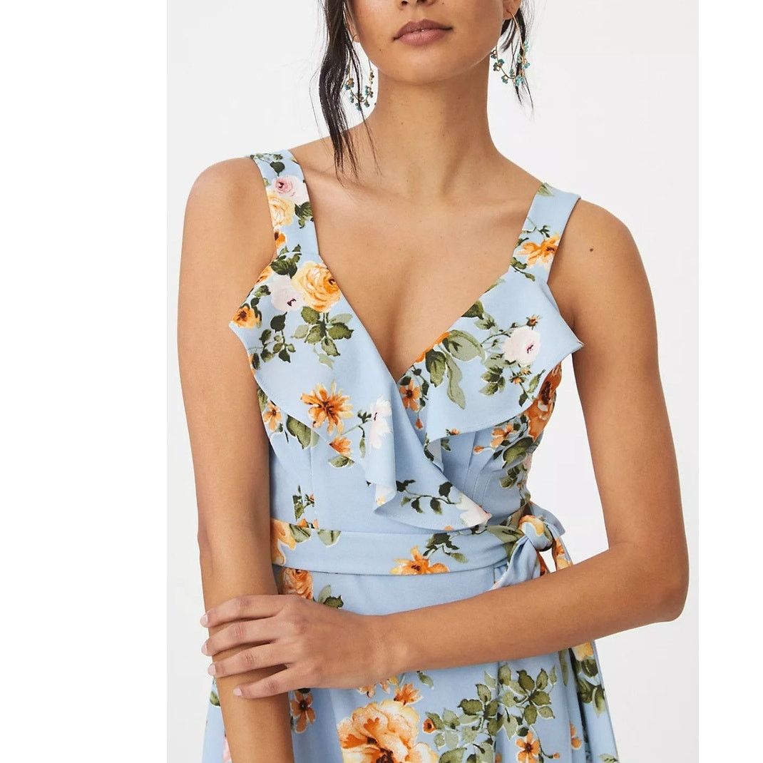 Anthropologie NWT Anthropologie Hutch Eden Wrap Dress $198 XXSP Floral Size XXS / US 00 / IT 34 - 2 Thumbnail