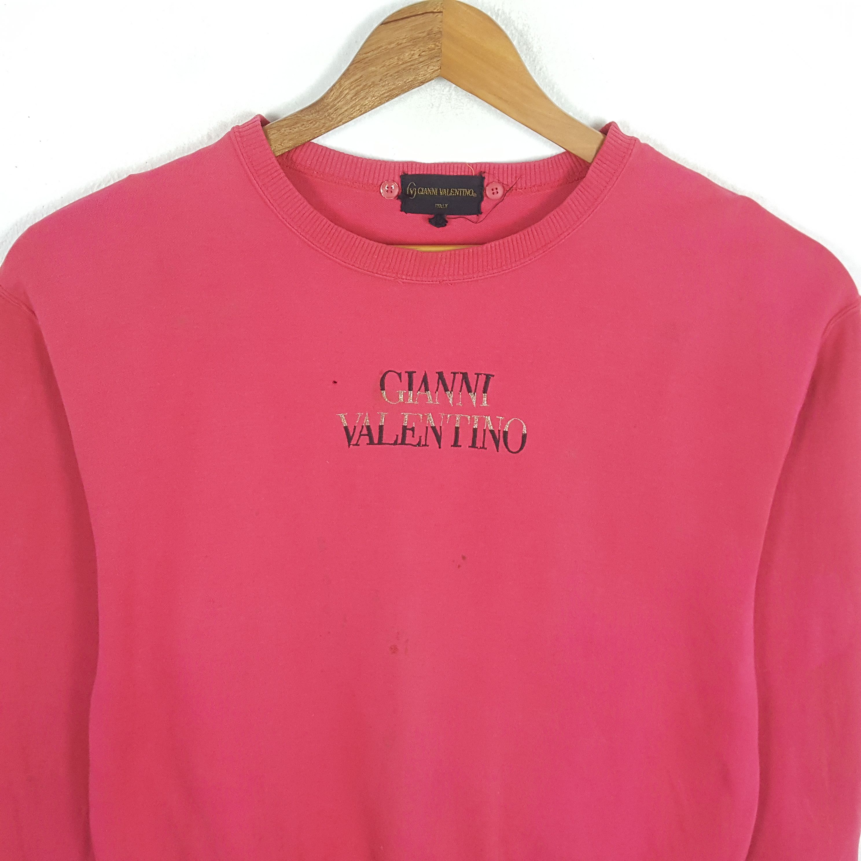 Japanese Brand × Valentino × Vintage Vintage GIANNI VALENTINO Italian Brand Distressed Sweathisrt Size US S / EU 44-46 / 1 - 2 Thumbnail