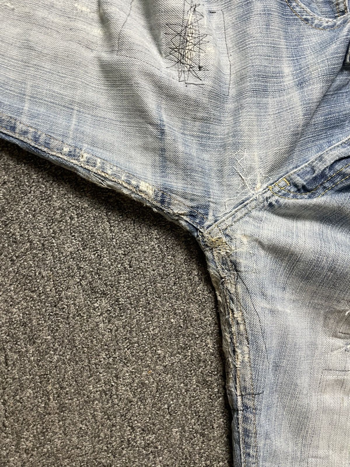 Uniqlo × Vintage UNIQLO Brand Boyfriend Tapered Jeans (117) Size US 32 / EU 48 - 8 Thumbnail