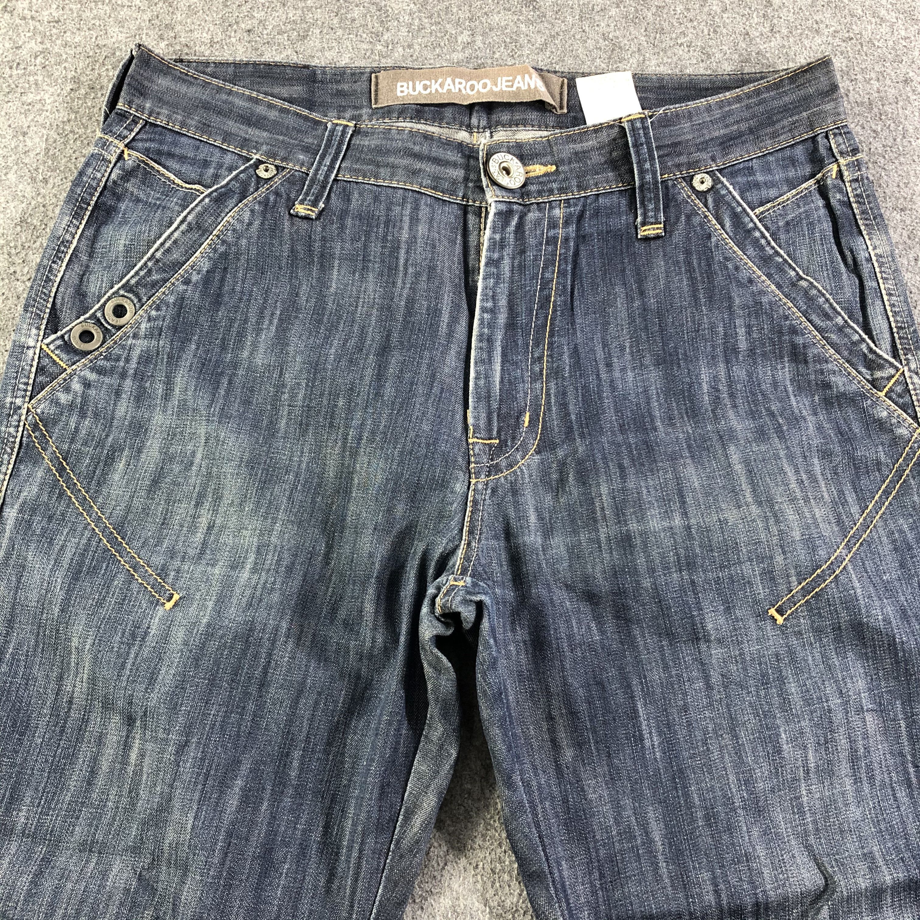 Japanese Brand Vintage Buckaroo Jeans Blue Wash Denim -J2730 Size US 35 - 3 Thumbnail