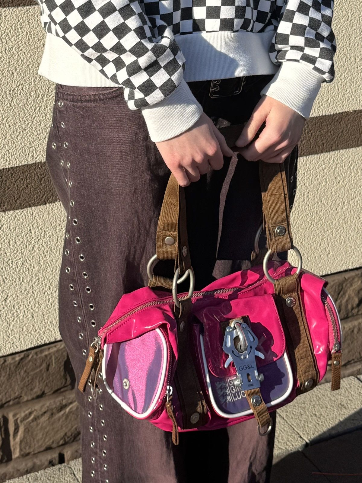 George Gina & Lucy Vintage 2010 Senorita Medelin Shoulder Punk Purple Bag Size ONE SIZE - 3 Thumbnail