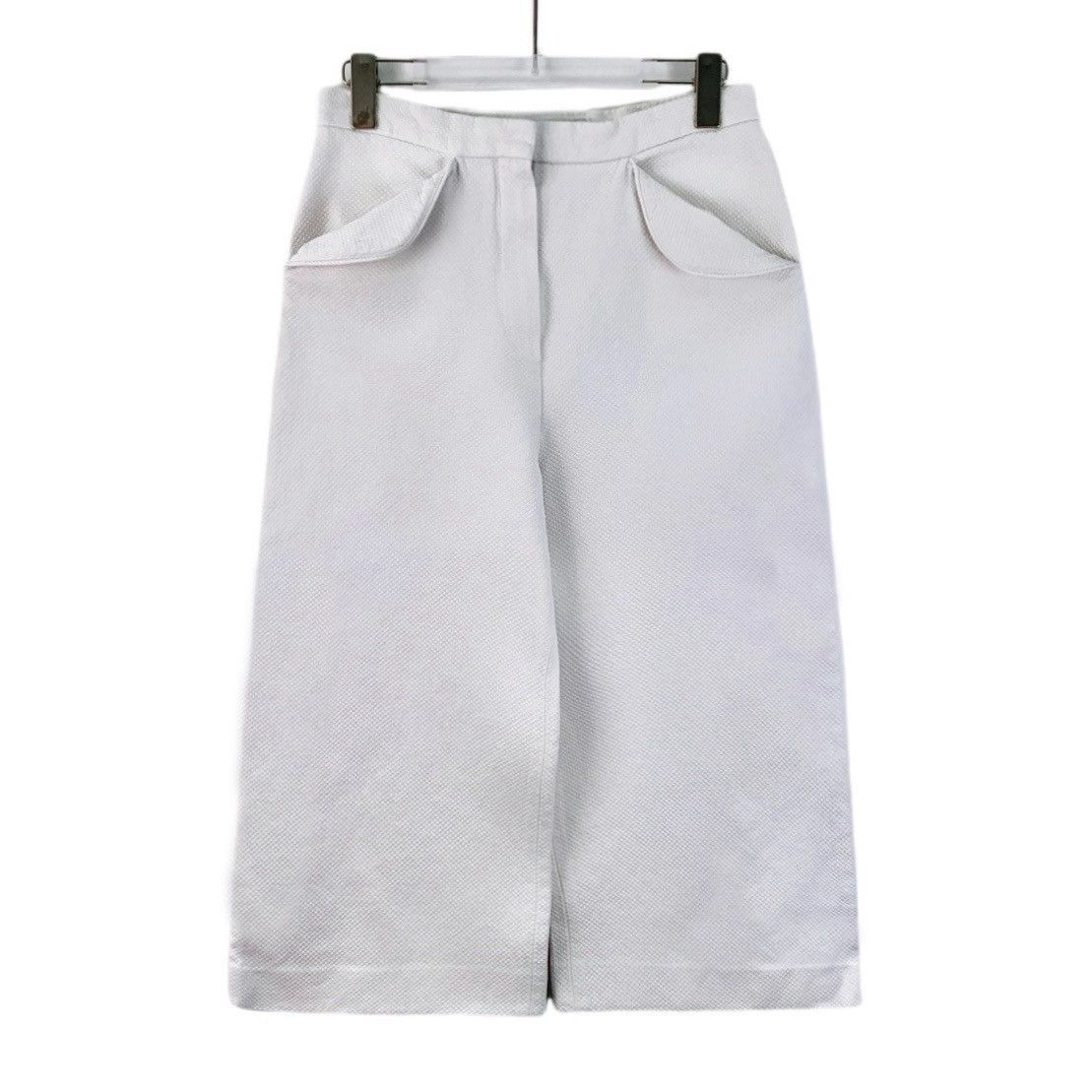 Dior Dior White Cotton Casual Wide Leg Jeans Size 27" / US 4 / IT 40 - 1 Thumbnail