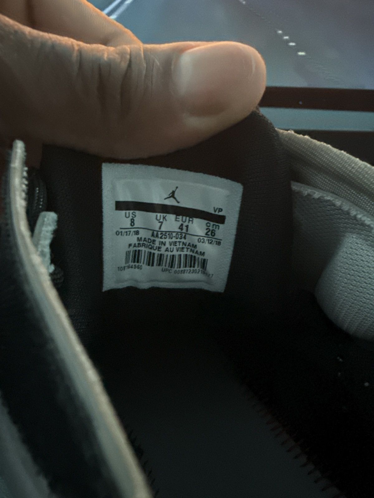 Jordan Brand NIKE Zero.1 Fashion King SZ 8 Grey/White Westbrook Size US 8 / EU 41 - 6 Thumbnail