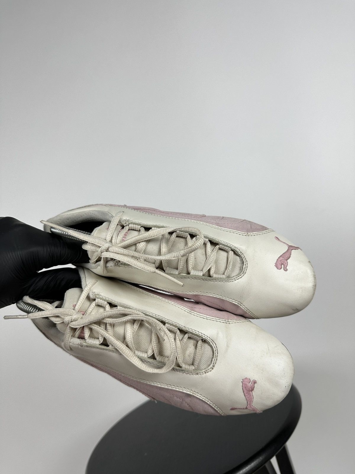 Puma Vintage Puma Speedcat Leather Y2K Pink/White Sneakers Size US 11 / IT 41 - 20 Thumbnail
