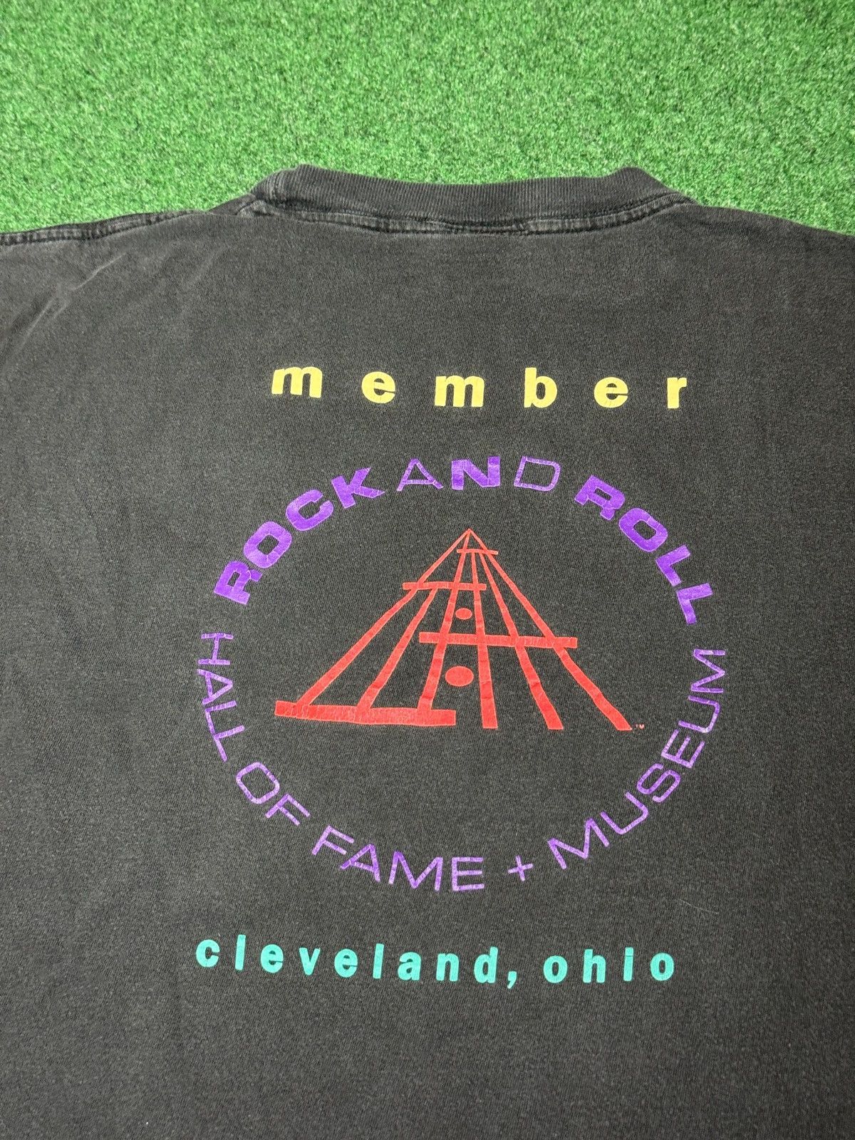 Vintage Rock Your World Waynes 90s Rock N Roll Faded 22x27 T Shirt Size US L / EU 52-54 / 3 - 4 Thumbnail