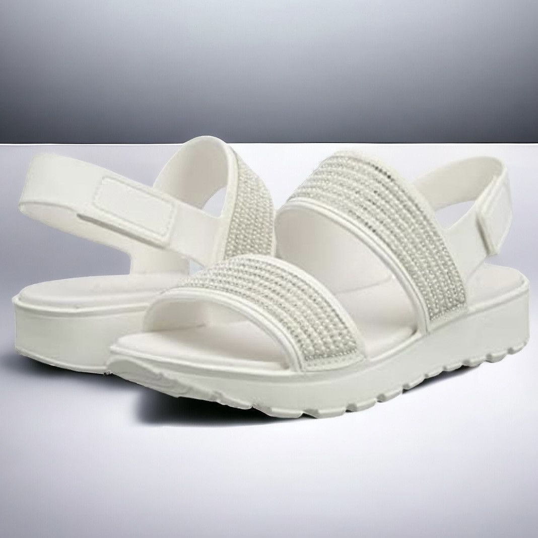 SKECHERS Skechers Foamies Footsteps How Extra Comfort Platform Sandal Size US 7 / IT 37 - 1 Thumbnail
