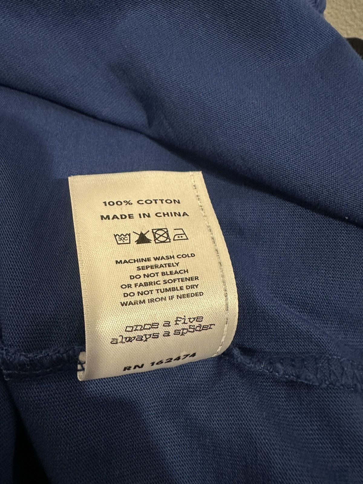 Sp5der Spider Worldwide Blue Shirt Size US L / EU 52-54 / 3 - 7 Thumbnail