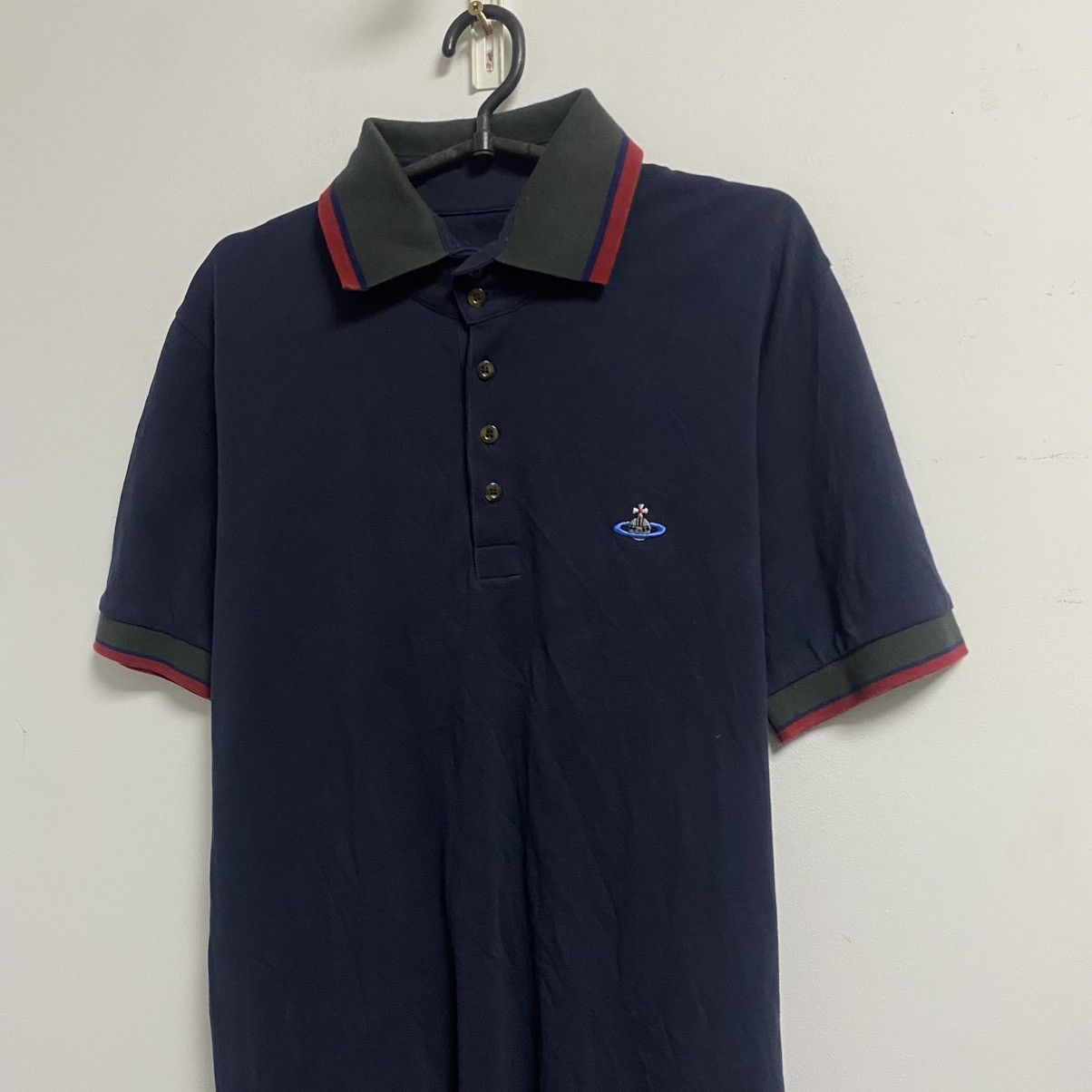 Vivienne Westwood Vintage Vivienne Westwood polo shirt rare blue Size US L / EU 52-54 / 3 - 2 Thumbnail
