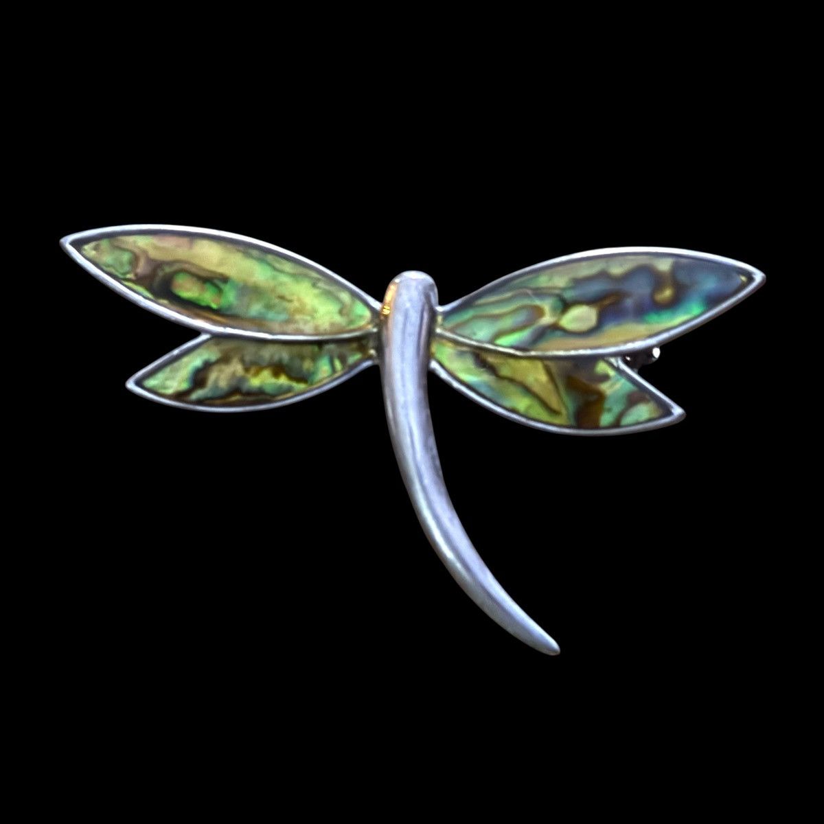 Other Lia Sophia silver tone abalone dragonfly brooch Size ONE SIZE - 1 Thumbnail