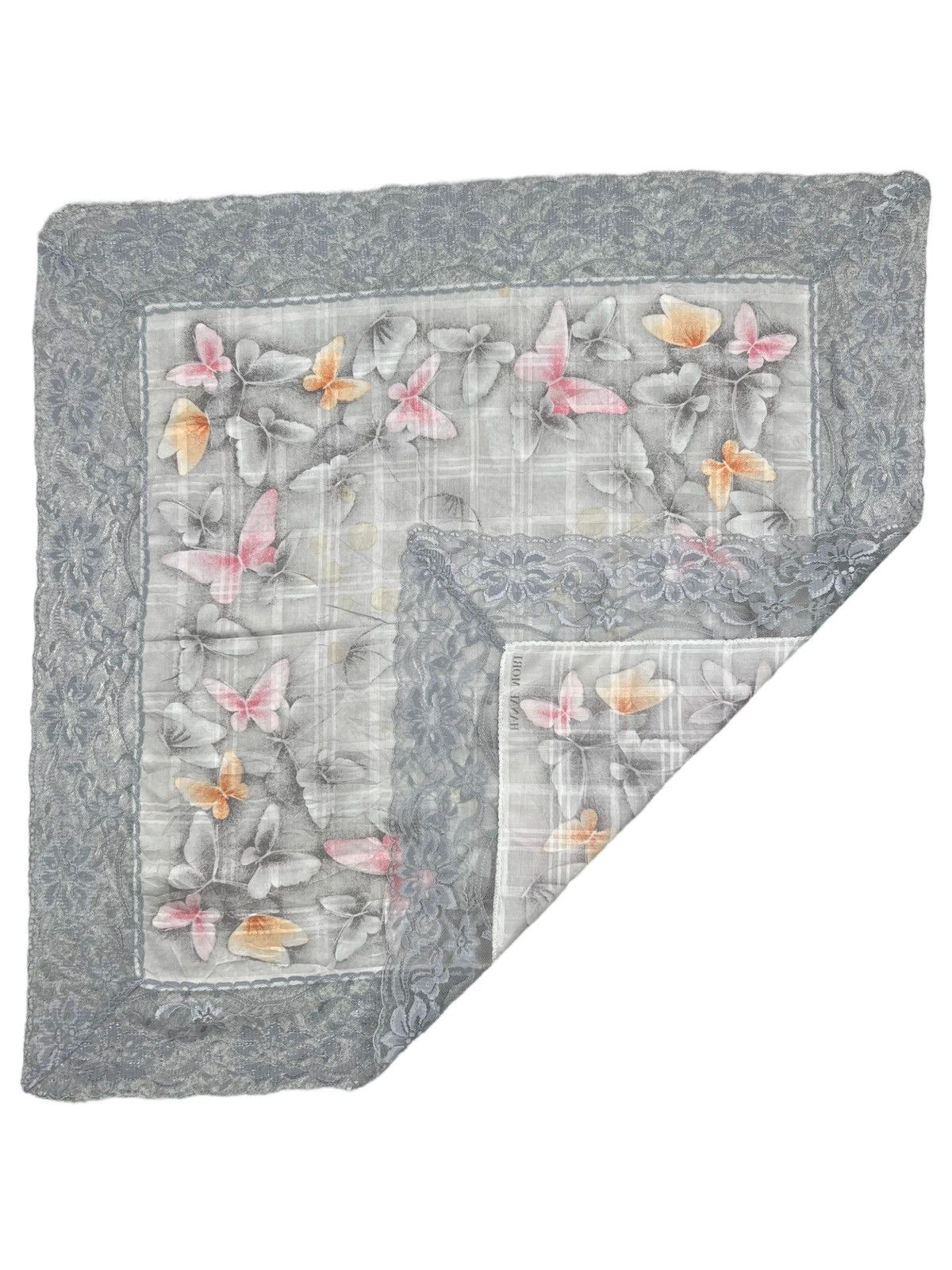 Hanae Mori Hanae Mori Handkerchief Neckerchief Bandana Pocketsquare Size ONE SIZE - 4 Thumbnail
