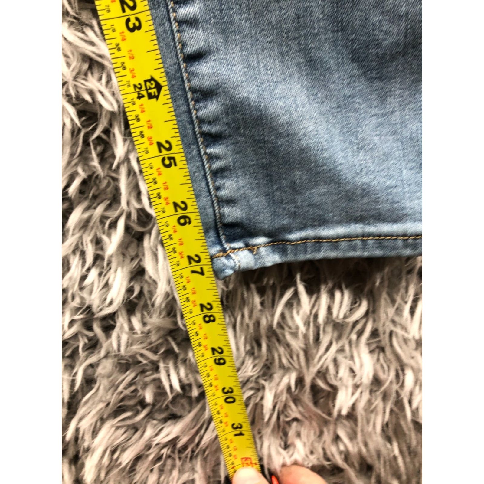 Vintage Universal Thread High Rise Skinny Jeans Size 8 Womens Medium Wash Blue Regular Womens Jeans Size 30" / US 8 / IT 44 - 3 Thumbnail
