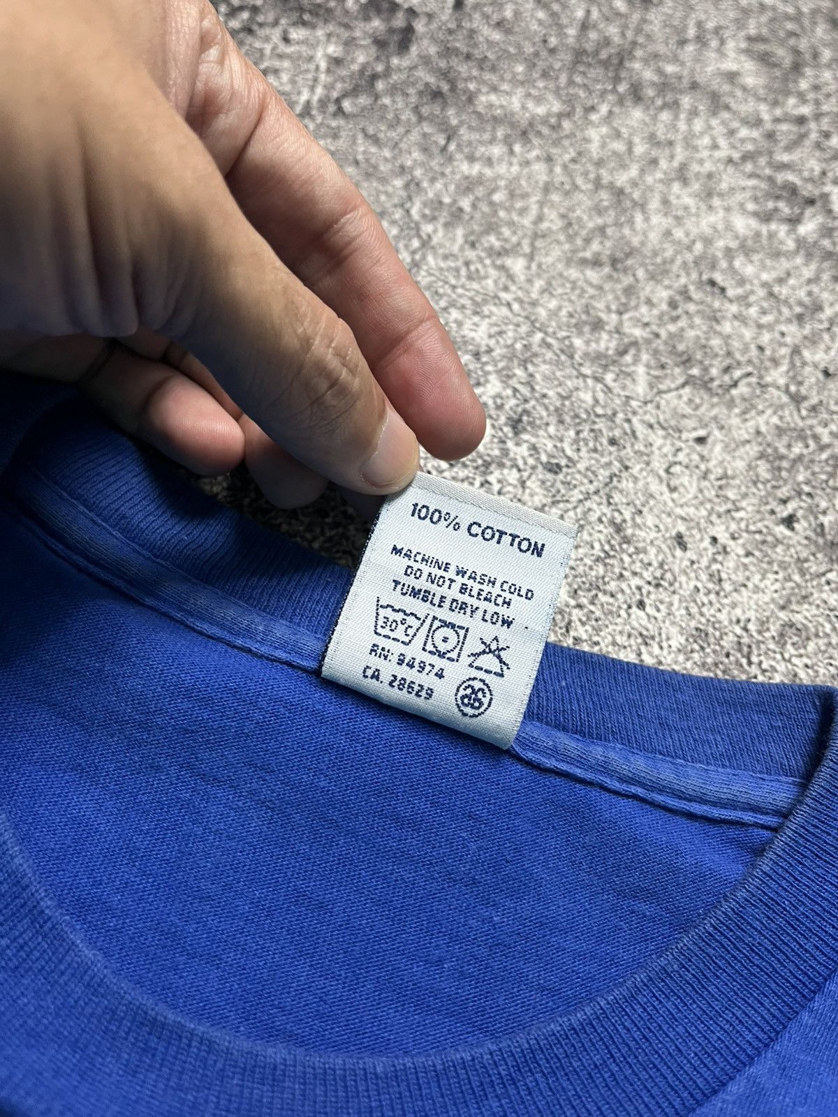 Stussy Vintage Stussy EDT Rare Blue T-Shirts Size US M / EU 48-50 / 2 - 4 Thumbnail