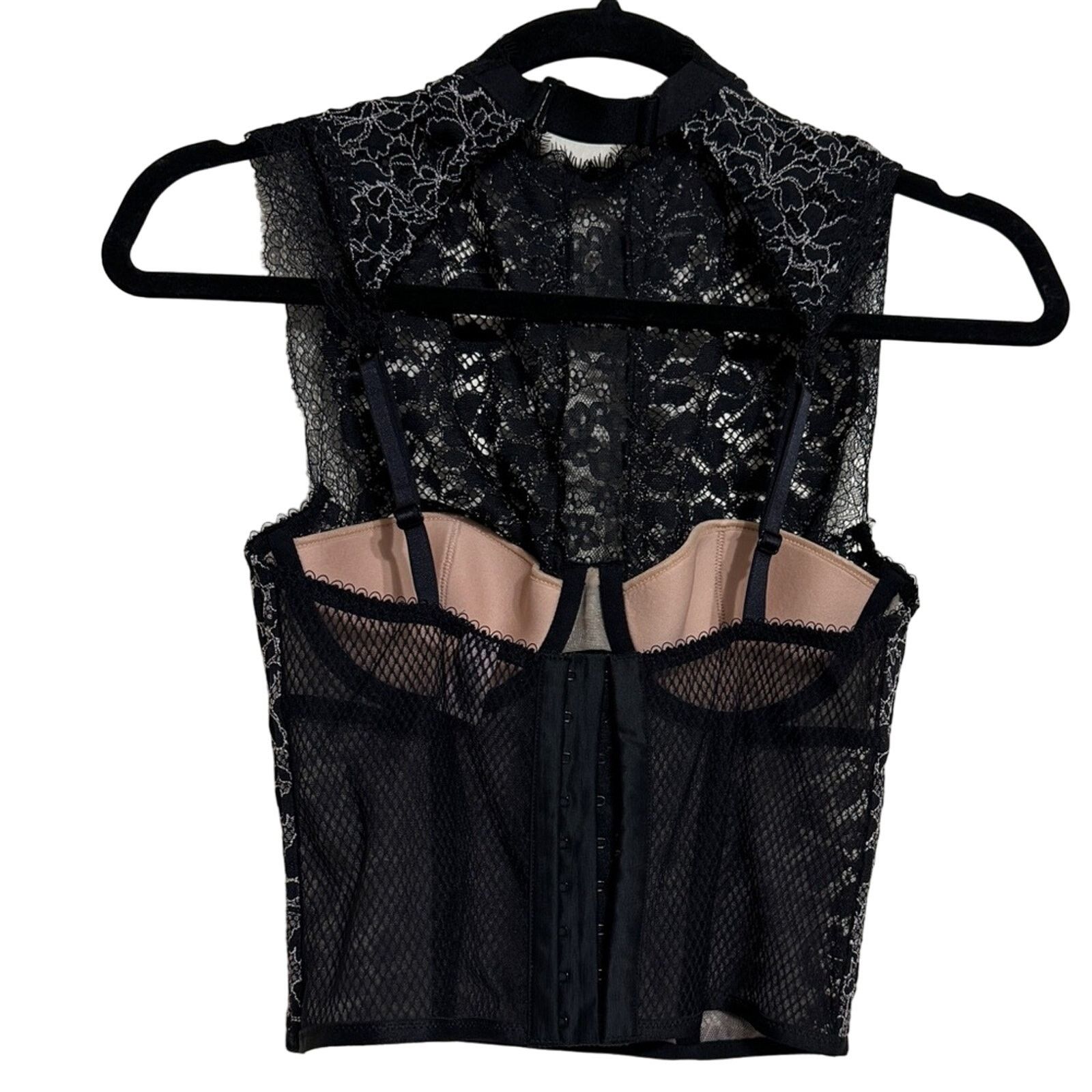 Victoria's Secret Victoria's Secret Corset Bra Top Lace Black Size 34C Size S / US 4 / IT 40 - 3 Thumbnail