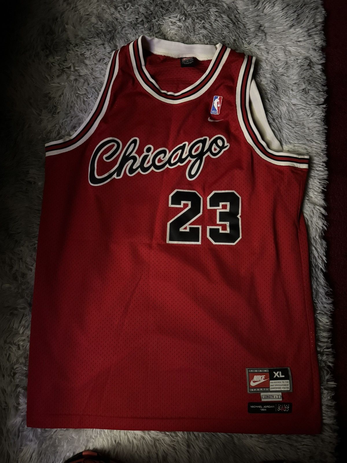 Nike Nike NBA Chicago Bulls Michael Jordan 1984 #23 Jersey Size US XL / EU 56 / 4 - 1 Thumbnail