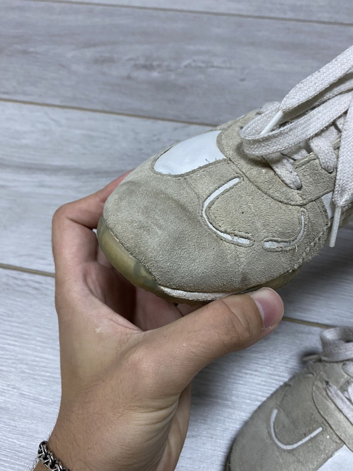 Puma Puma big logo sneakers leather Size US 7 / IT 37 - 4 Thumbnail
