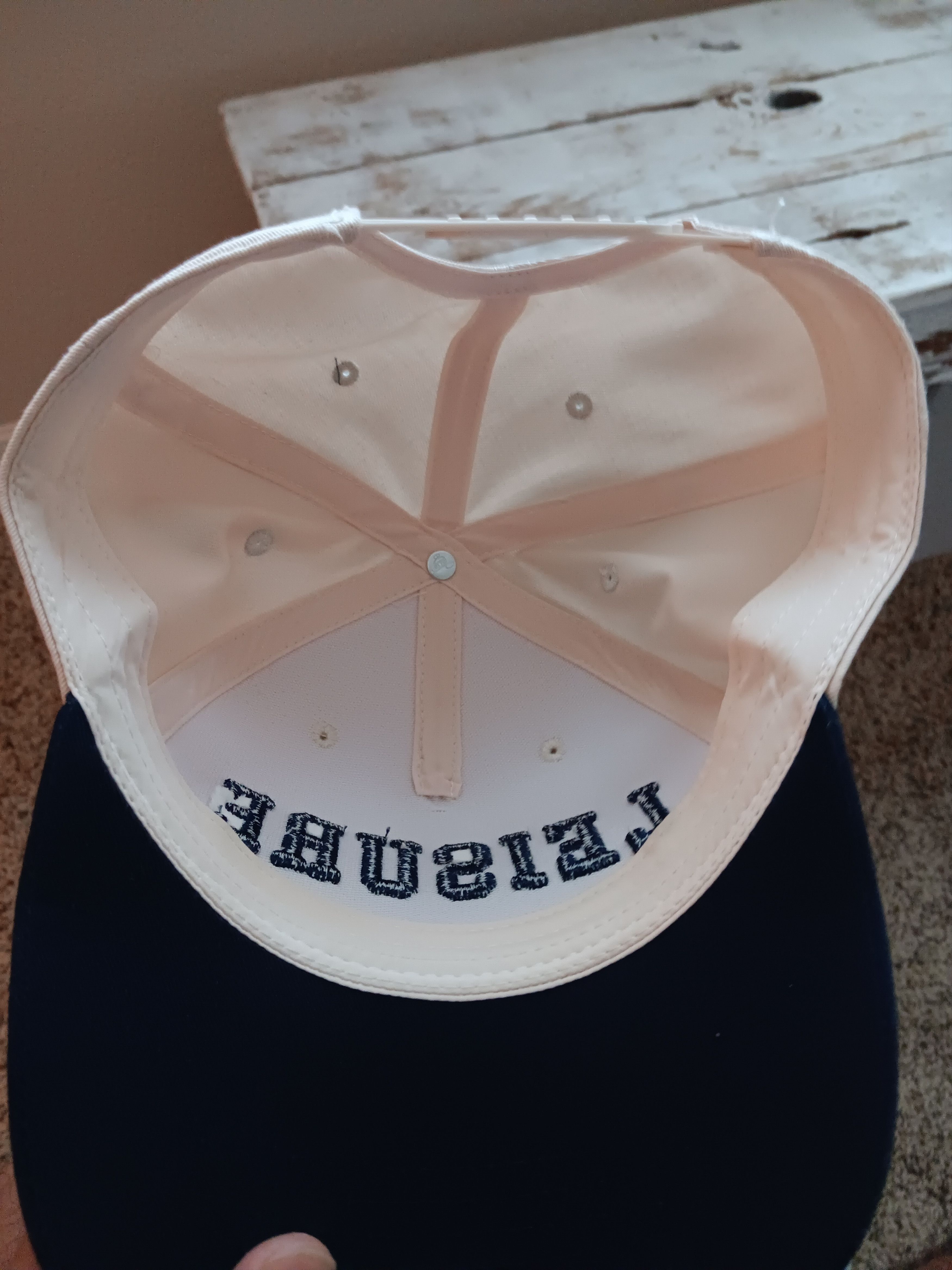 Other Aquatic Leisure Center Navy/Cream hat 5 panel snapback Size ONE SIZE - 3 Thumbnail