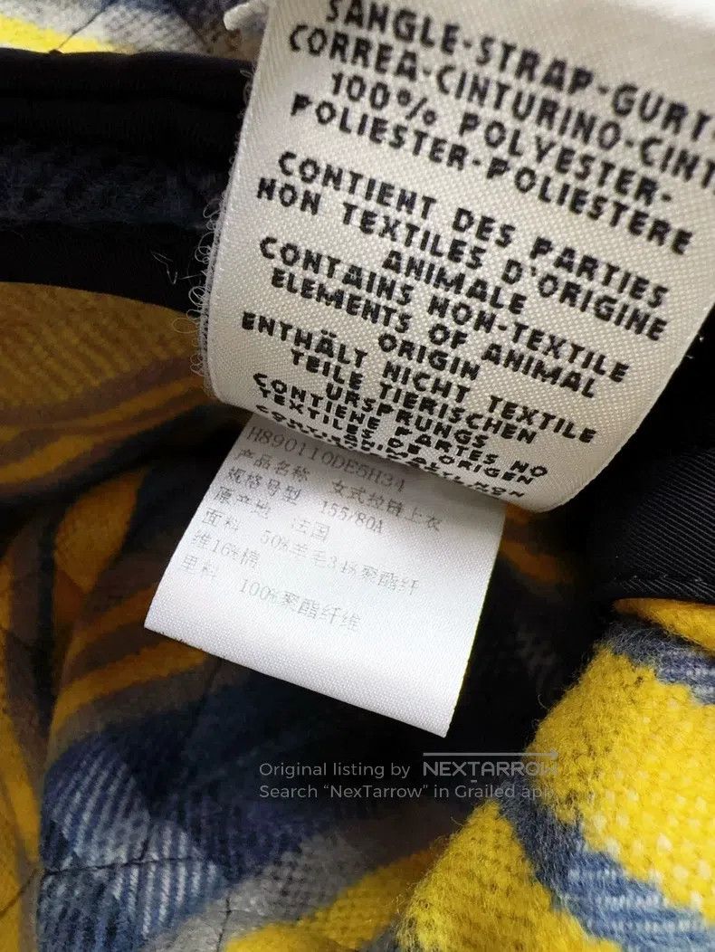 Hermes Hermes Dark Blue Stand Collar Two Pockets Irregular Hem Co Size XXS / US 00 / IT 34 - 7 Thumbnail