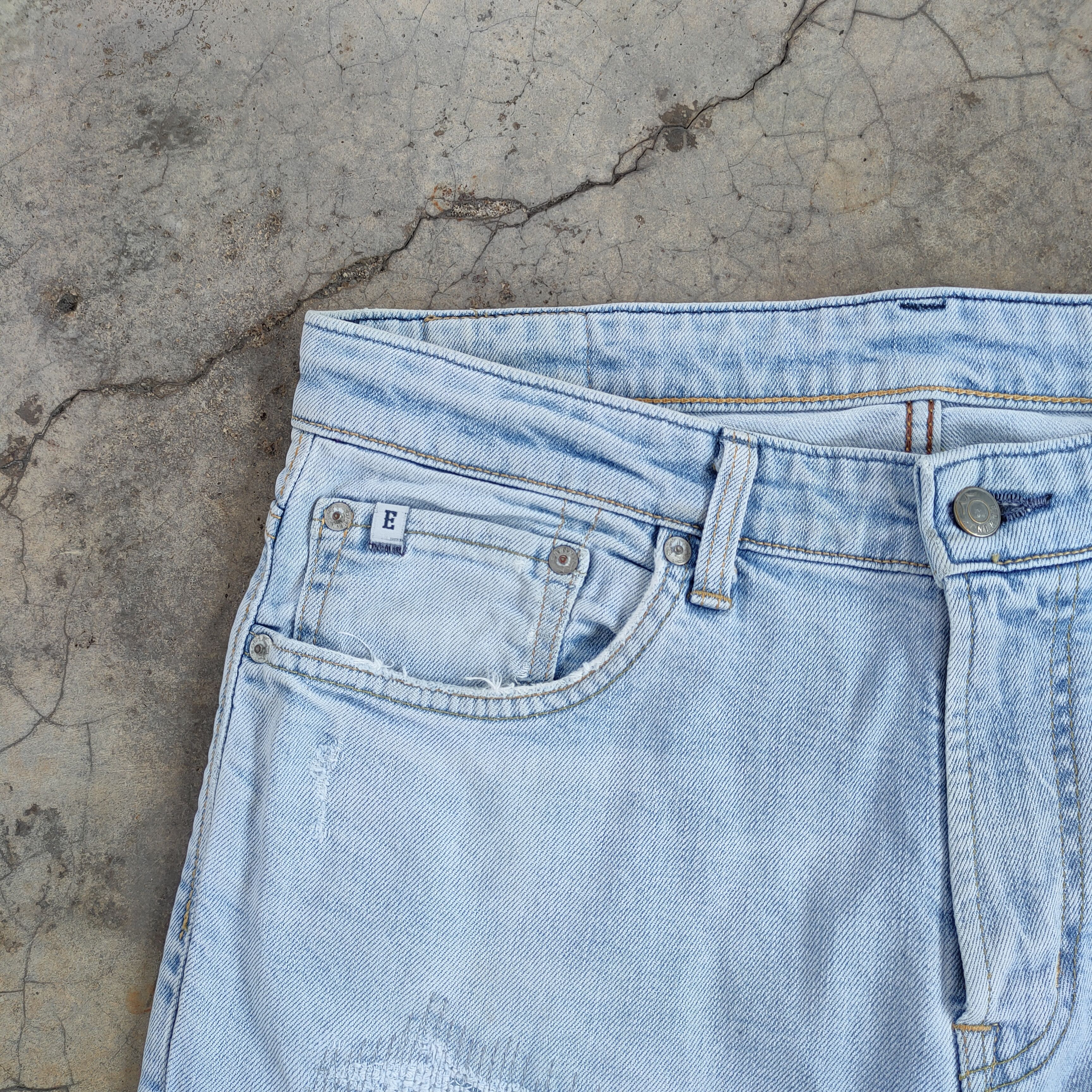 Edwin VINTAGE EDWIN LIGHT BLUE JEANS DENIM PANTS Size US 32 / EU 48 - 7 Thumbnail