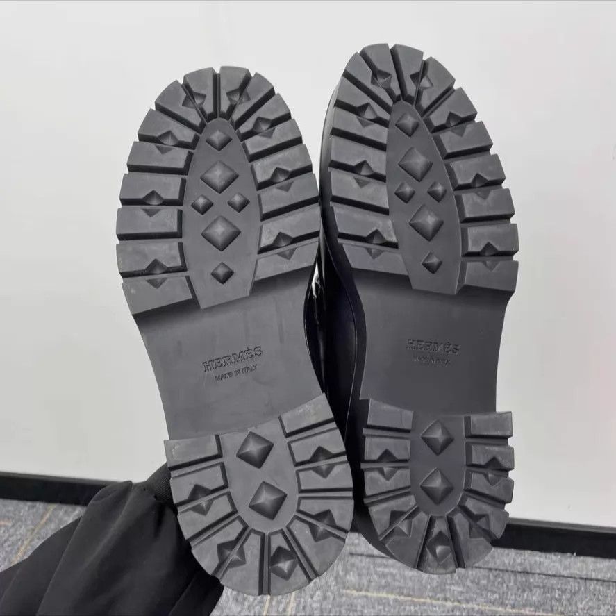 Hermes Hermes Kelly Black Buckle Cowhide Shoes 40 Size US 7 / EU 40 - 2 Thumbnail