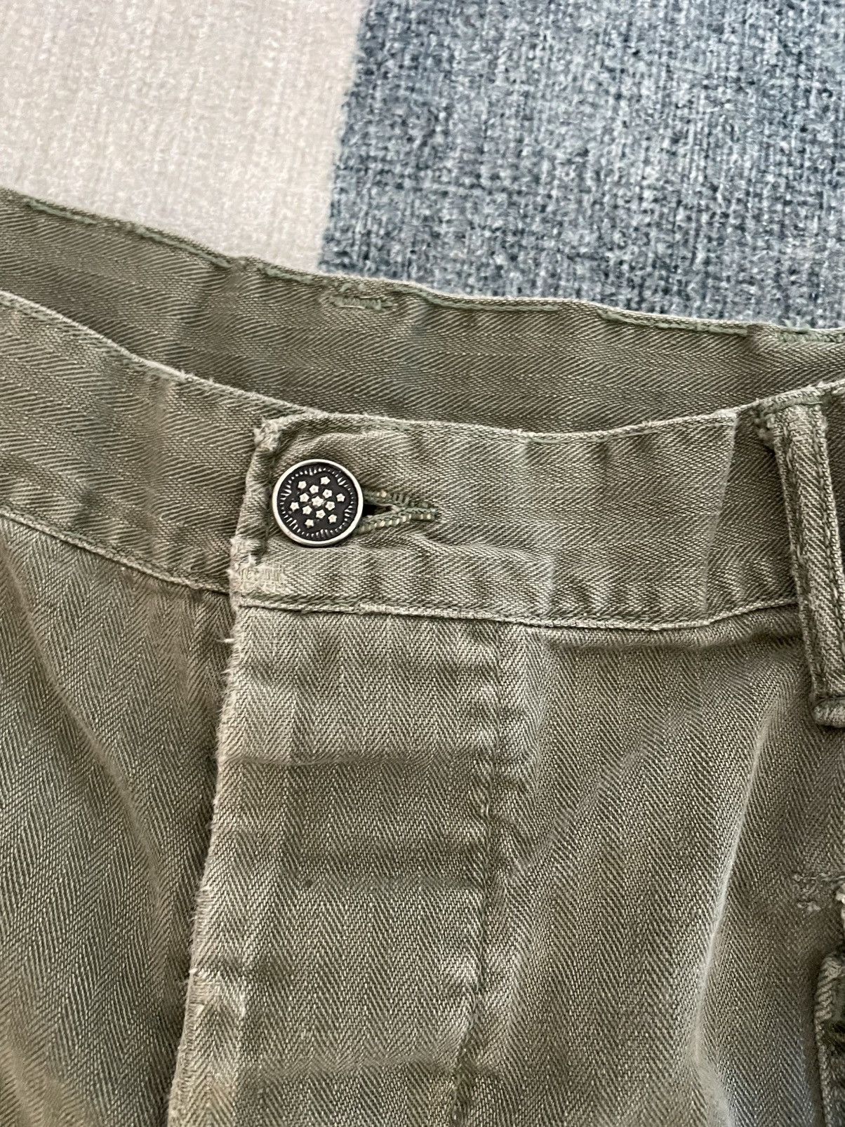 Vintage Vtg HBT P44 Pants Size US 31 - 3 Thumbnail