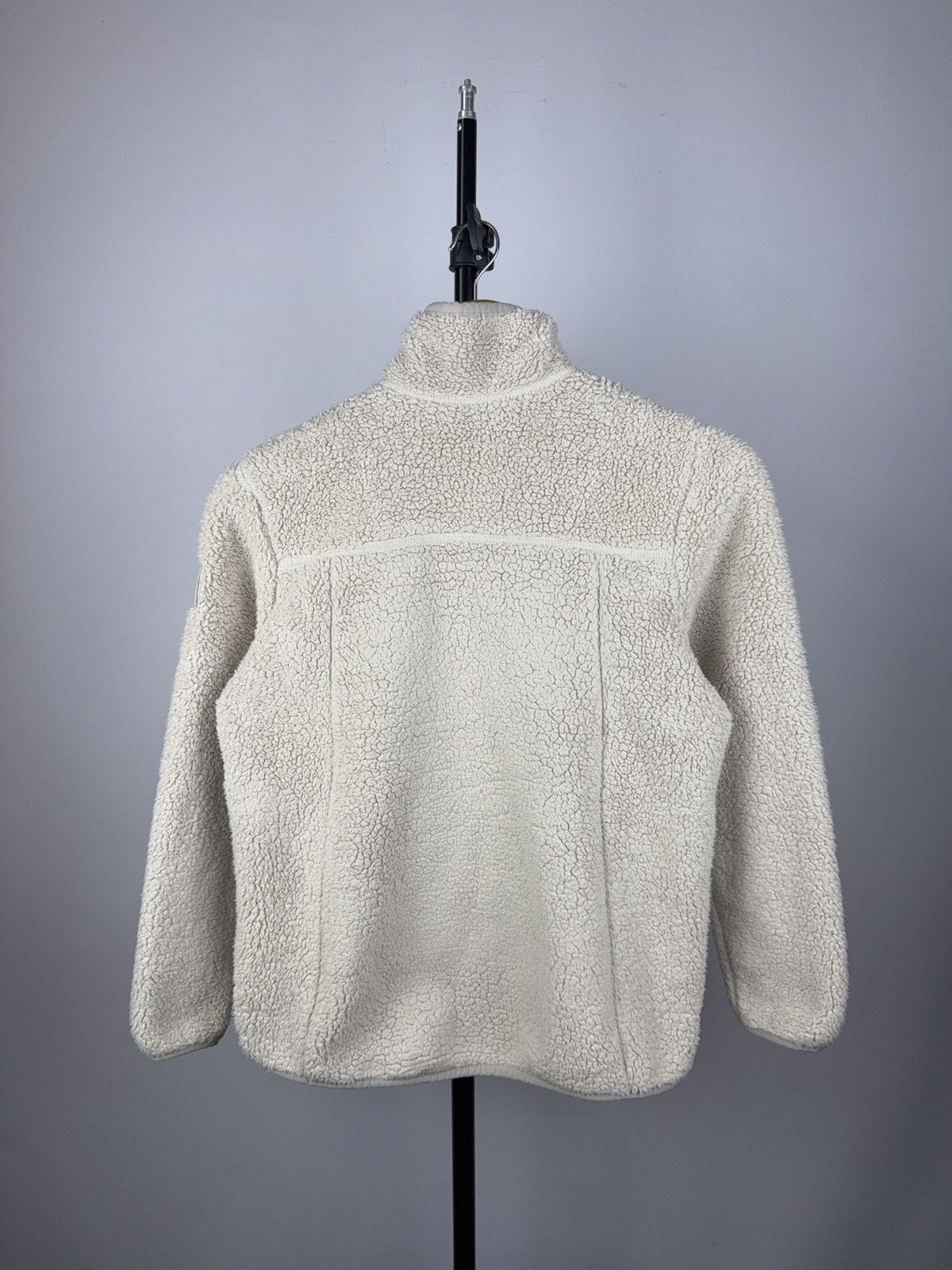 The North Face Outdoor 00s The North Face Sherpa Fleece Zip Cream Jacket Size XS / US 0-2 / IT 36-38 - 7 Thumbnail