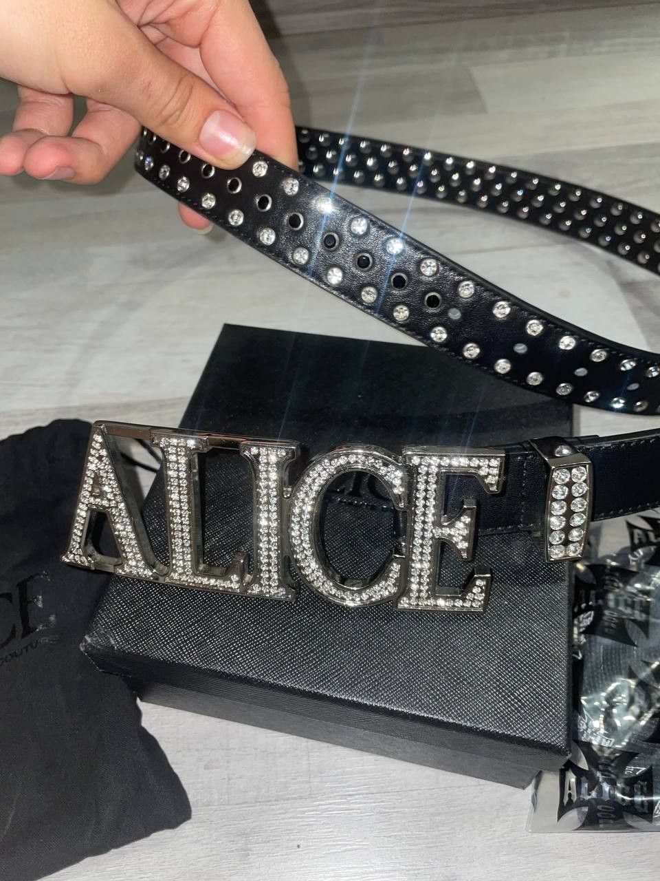 ALICE HOLLYWOOD ベルト　シルバー Alice Hollywood Clothing: Curated Shirts, Jeans, Shoes