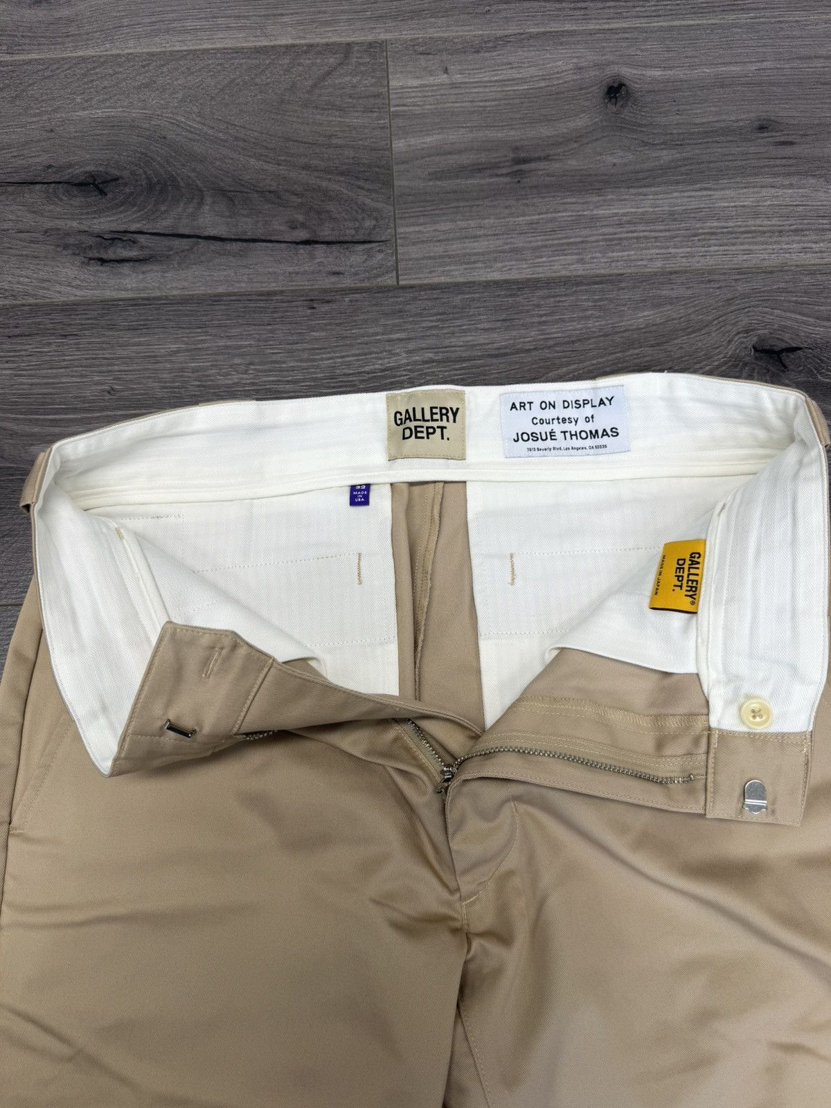 Gallery Dept. Gallery Dept Flare Chino Pants Beige 32 Size US 32 / EU 48 - 3 Thumbnail