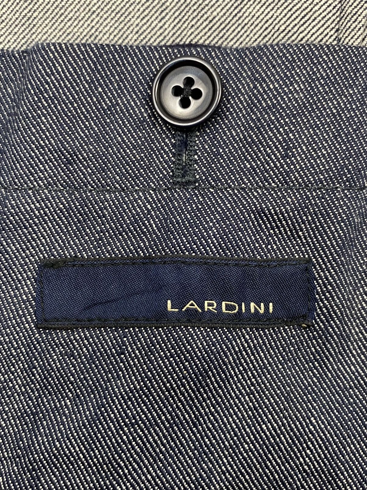 Lardini Lardini Double Breasted Denim Jacket Size US XS / EU 42 / 0 - 11 Thumbnail