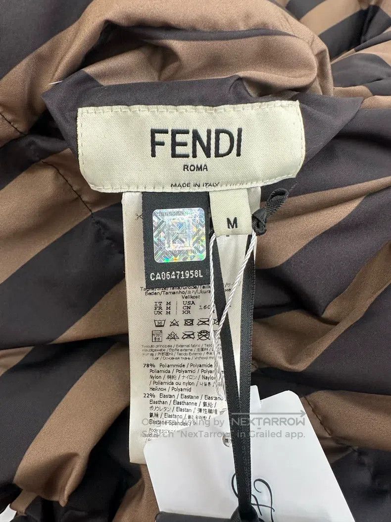 Fendi Fendi Double-Sided Full Print Logo Down Jacket Size M / US 6-8 / IT 42-44 - 5 Thumbnail