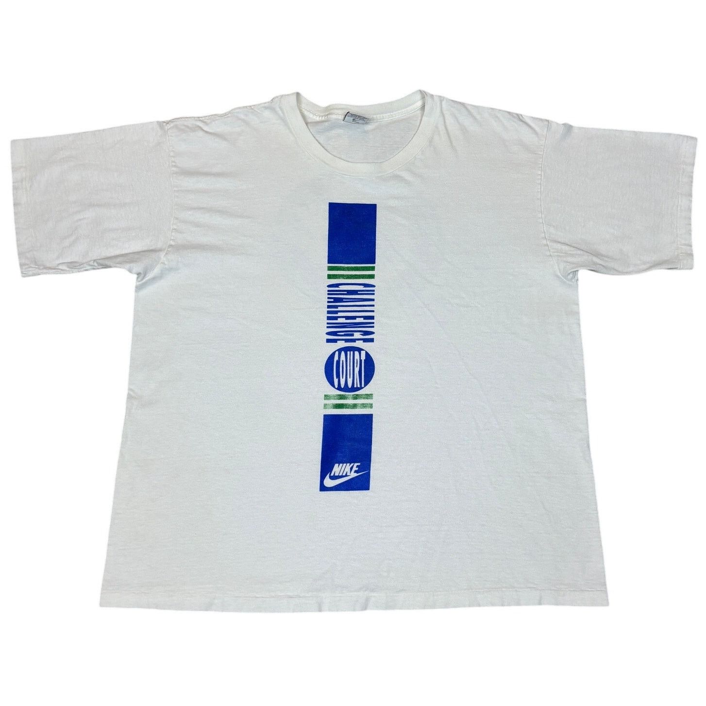【NIKE】90s ナイキ CHALLENGE COURT ハーフジップ Tee NIKE】90s ナイキ CHALLENGE COURT ハーフジップ Tee - メルカリ