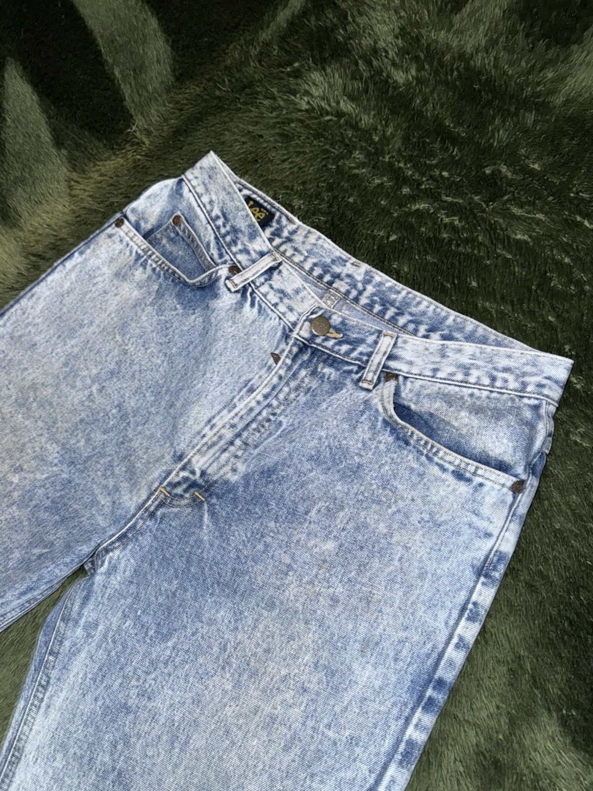 Lee [32X32] LEE RIDERS JAPAN acid washed denim pants indigo Size US 32 / EU 48 - 2 Thumbnail