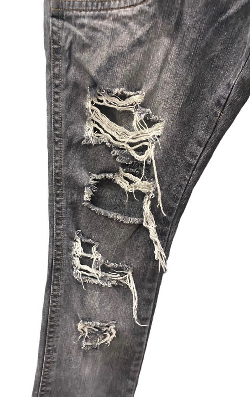 💥BEST OFFER💥SEX POT LABEL PUNK DISTRESSED DENIM