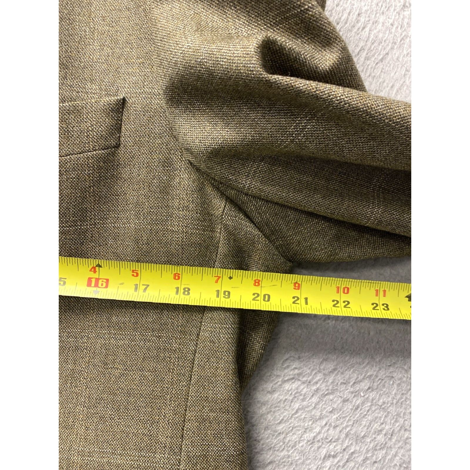 Hugo Boss VINTAGE HUGO BOSS Blazer 40R Green Plaid USA Mens Size 40R - 3 Thumbnail