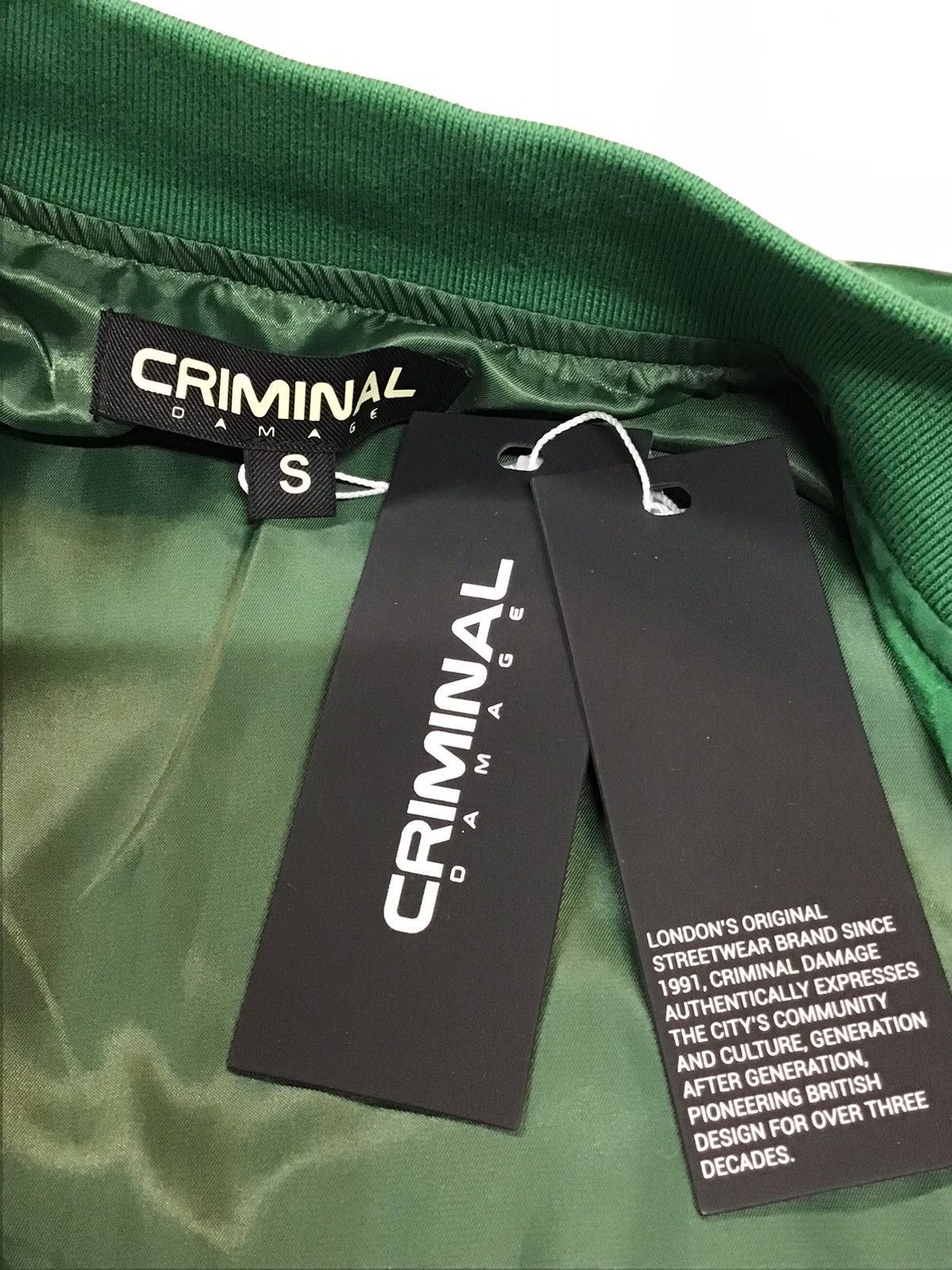 Criminal Damage Wester Satin Bomber Jacket Size US S / EU 44-46 / 1 - 6 Thumbnail