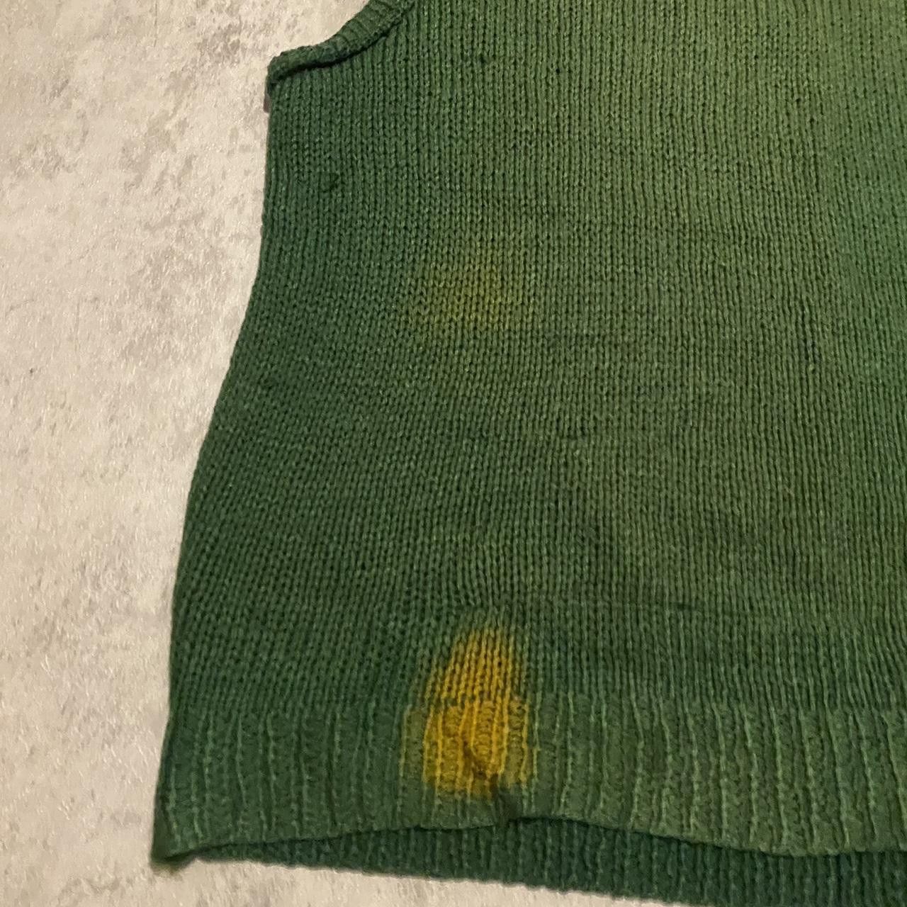 Other Green vintage 90s sweater vest knitwear Vintage y2k Size US L / EU 52-54 / 3 - 5 Thumbnail
