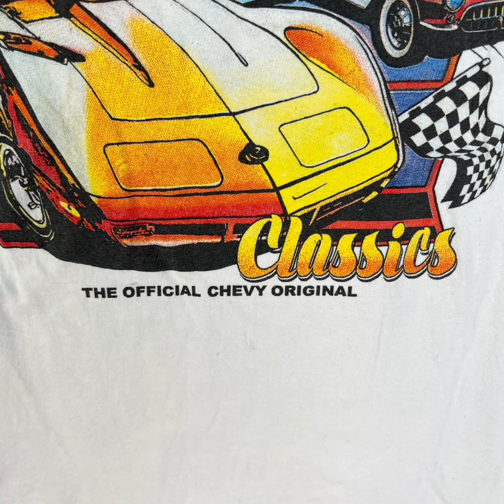Alchemist Real Chemistry Corvette Classics Graphic T Shirt Adult M White Logo Print Cars Theme Mens Size US M / EU 48-50 / 2 - 3 Thumbnail