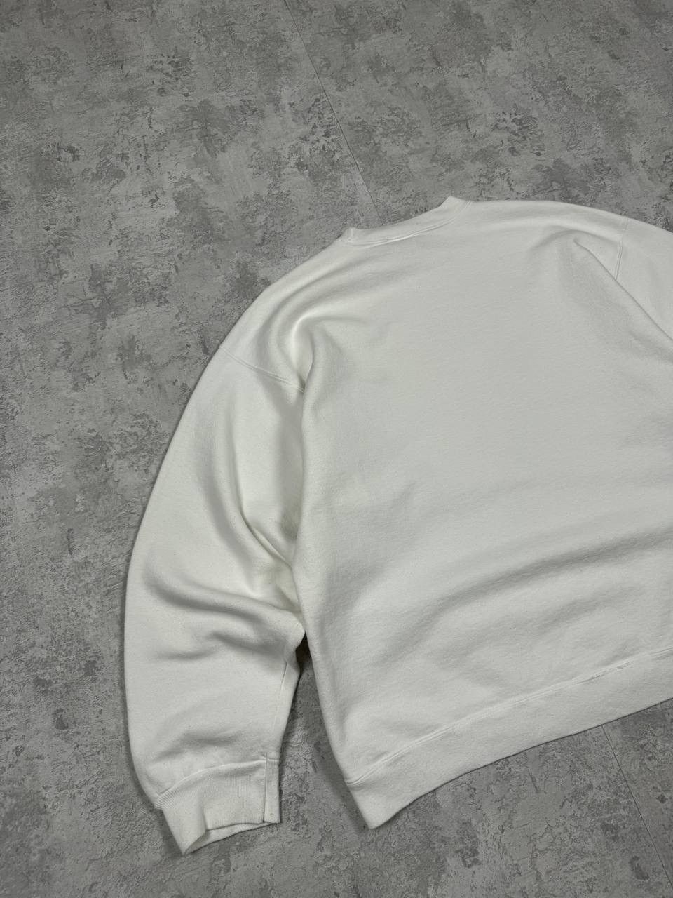 Nike Vintage 90’s Nike White Sweatshirt Crew Neck Made in USA Size US XL / EU 56 / 4 - 8 Thumbnail