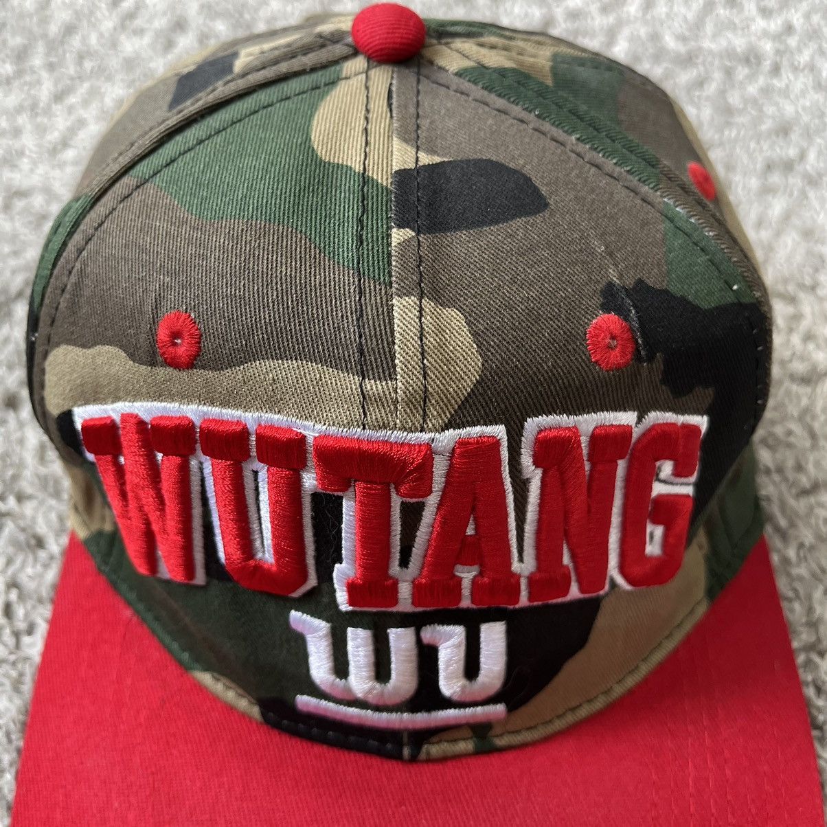 Wu-Tang Clan 🔴Wu-Tang Hat Snapback Camouflage WuTang Ghostface Killah Rza Size ONE SIZE - 2 Thumbnail