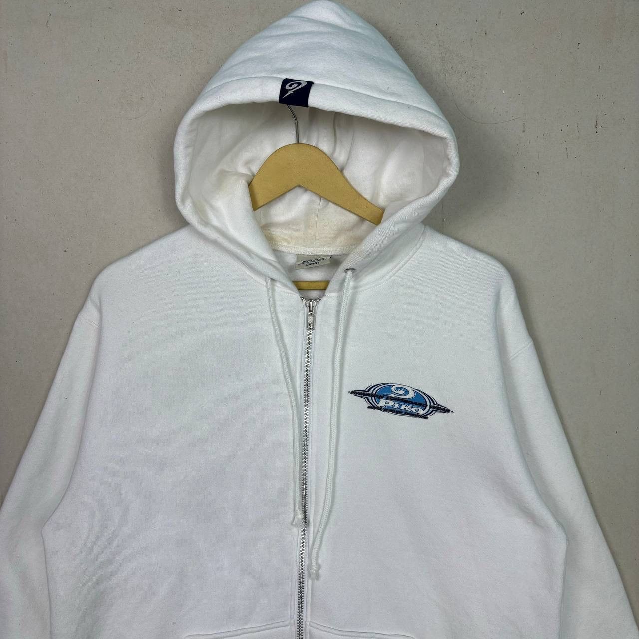 Vintage Vintage Piko Hawaiian Longboard Surf Hoodie Zip Up White L⁠ Size US L / EU 52-54 / 3 - 4 Thumbnail