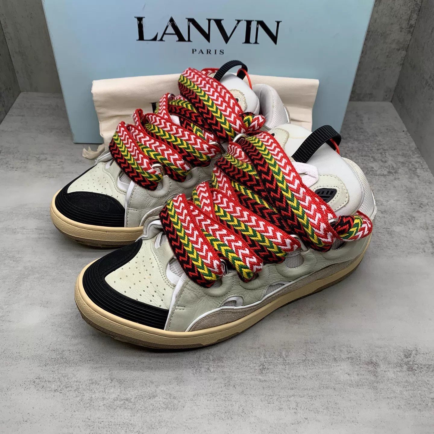 Lanvin Lanvin White Bread Loafers 42 EU 95 New Box Accs Sole Film Size US 9 / EU 42 - 1 Thumbnail