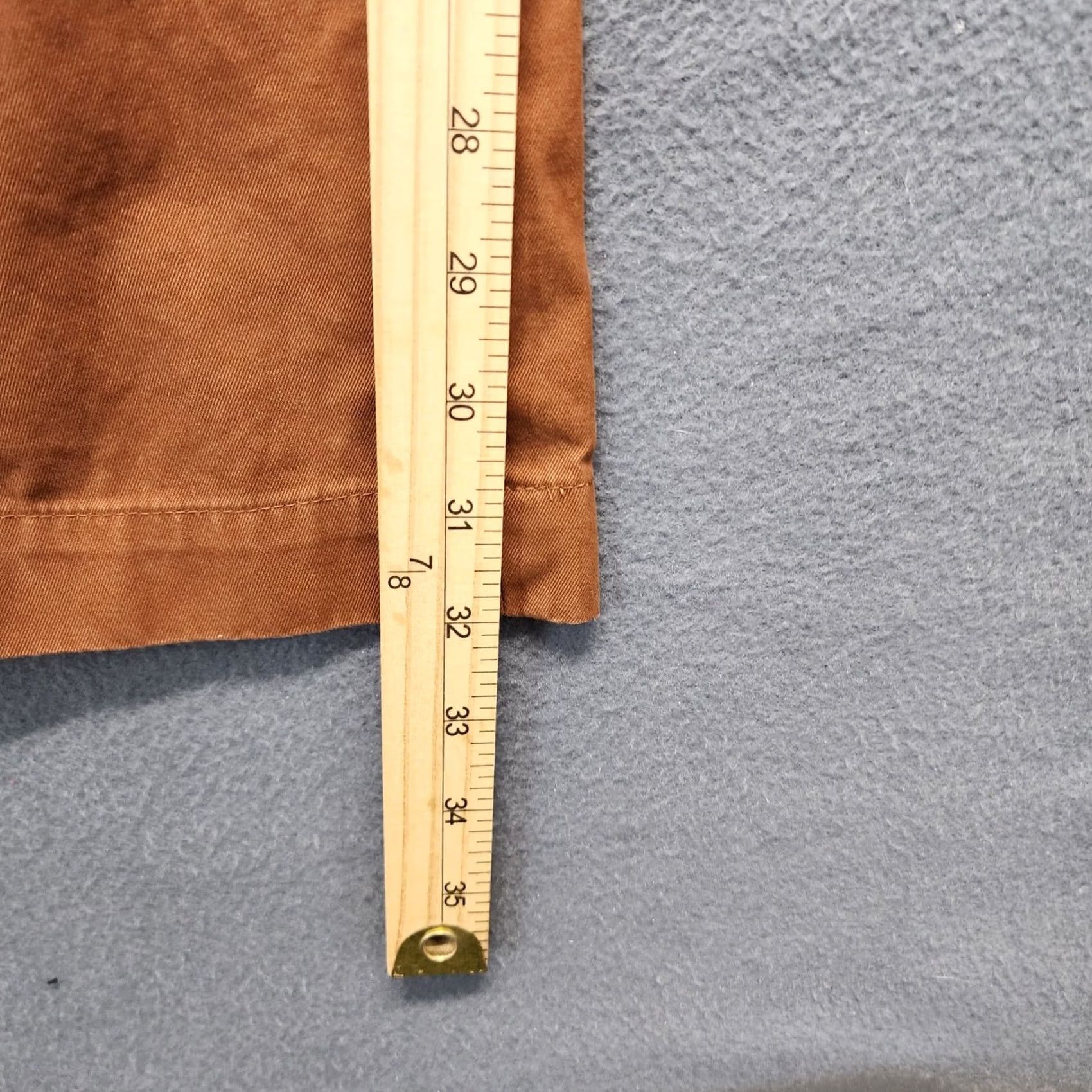 Banana Republic Banana Republic Pants Mens Chino Flat Front Cotton 33x32 Burnt Sienna 33x34 Regular Mens Clothing Brown Size US 33 - 6 Thumbnail
