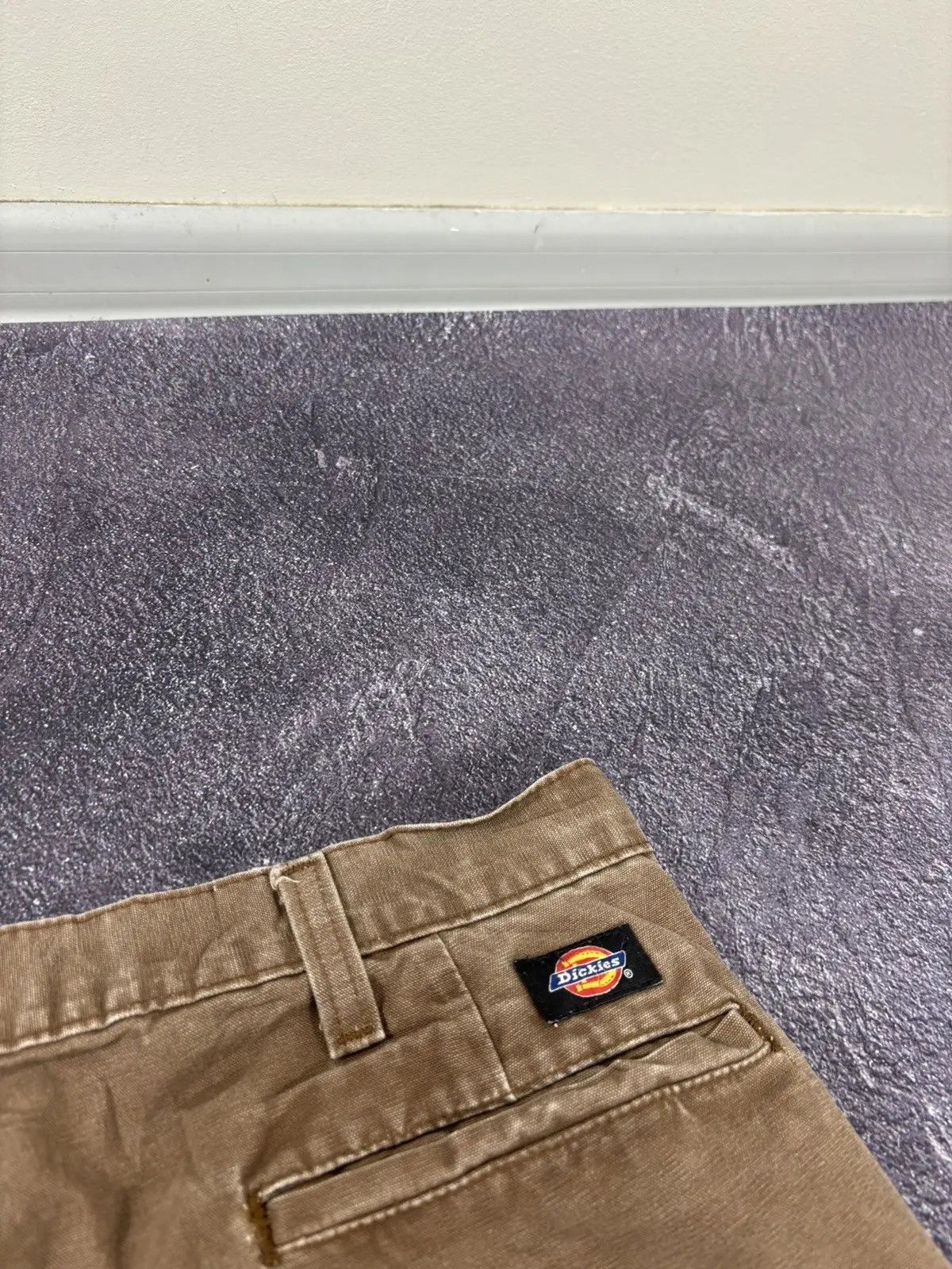 Dickies × Vintage Vintage Dickies Y2K Relaxed Fit Brown Work Cargo Shorts Size US 34 / EU 50 - 5 Thumbnail