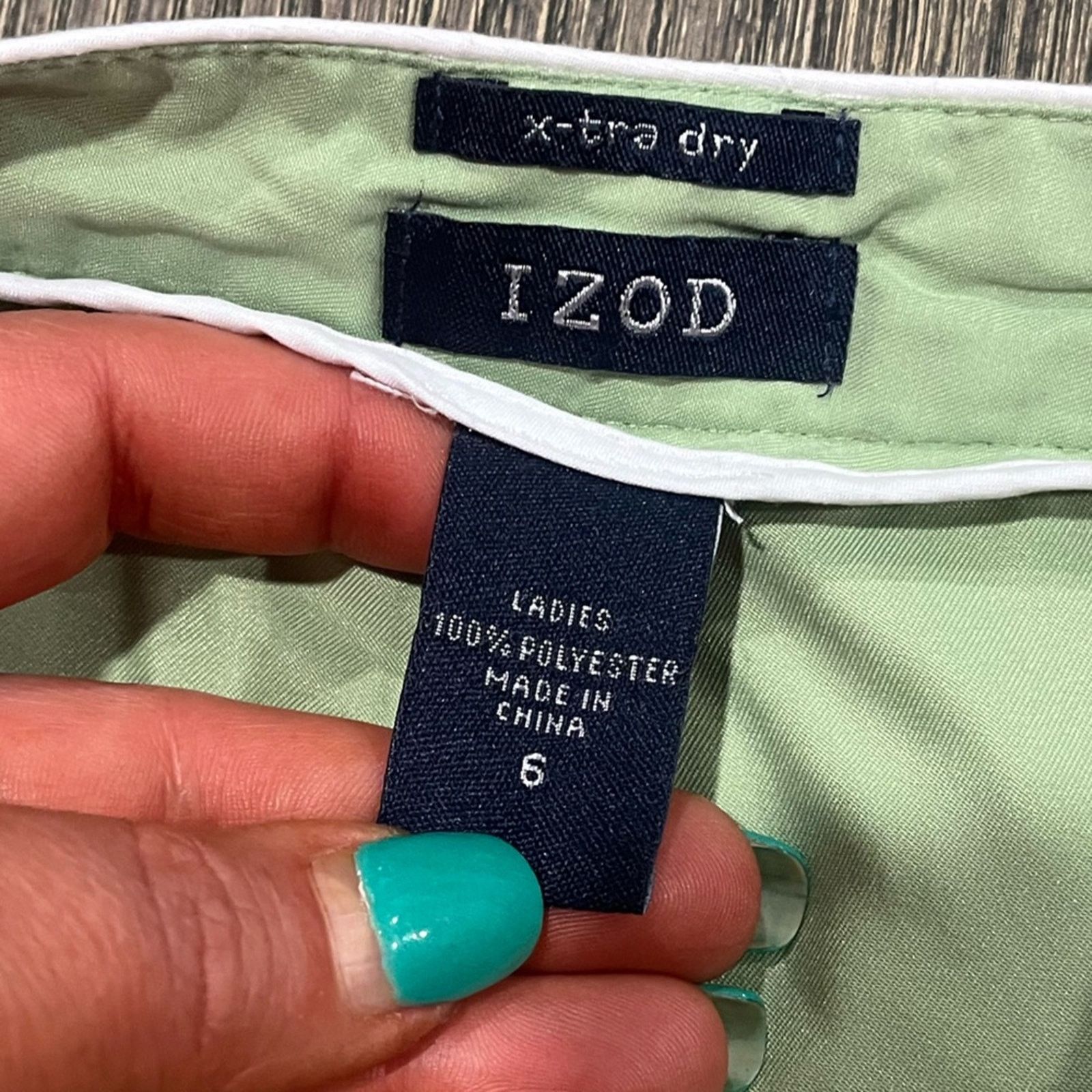 Izod Izod Golf Tennis Mini Skirt A-Line High Rise Green Size 6 Size 28" / US 6 / IT 42 - 4 Thumbnail