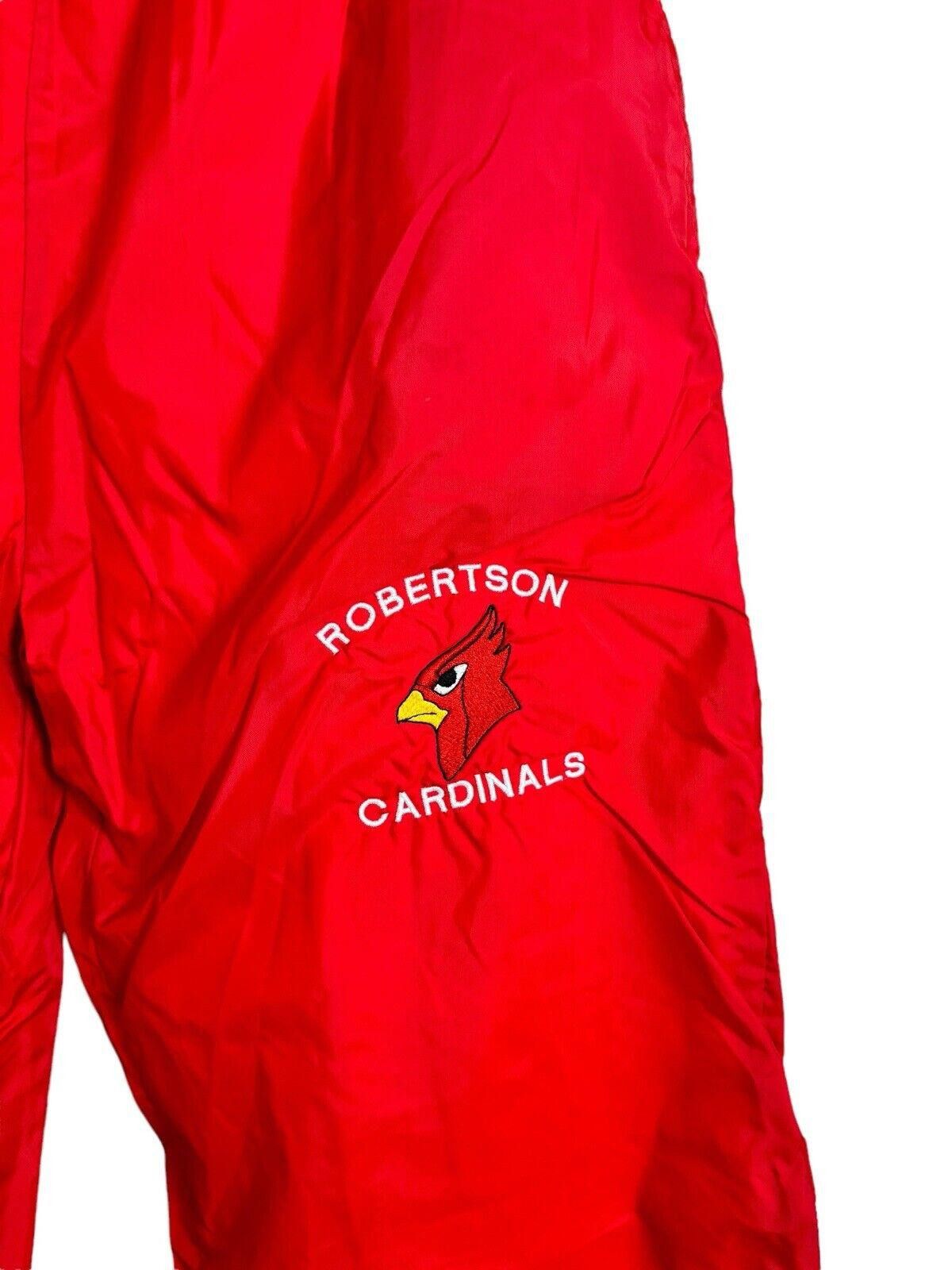 Vintage Vintage Robertson Cardinals Cotton Lined Nylon Track Pants Size US 32 / EU 48 - 2 Thumbnail