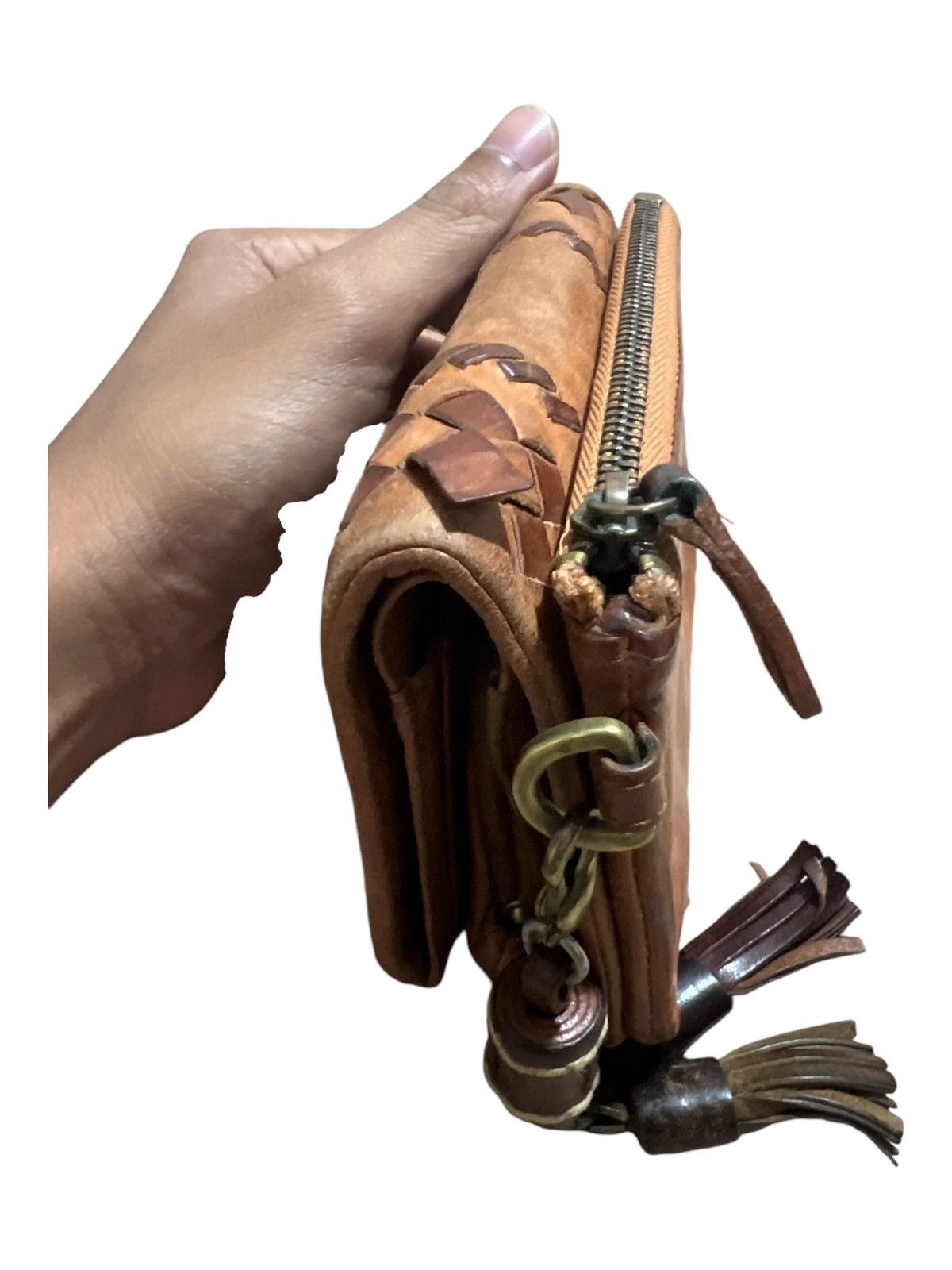Genuine Leather × Redmoon Japan Craft Leather Genten Intrecciato Bi Fold Wallets Clasp Size ONE SIZE - 8 Thumbnail