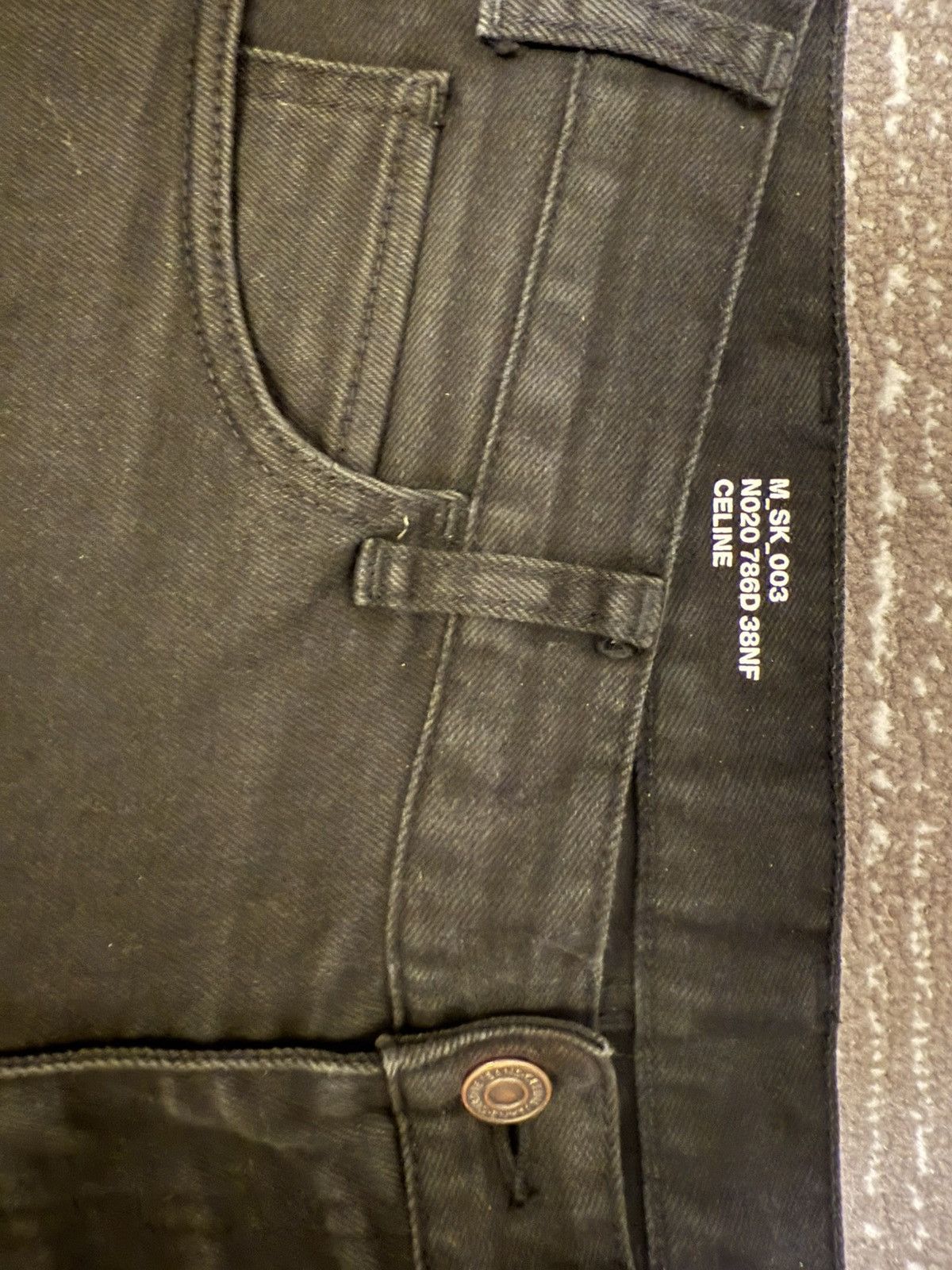 Celine Celine Sk003 32 Hedi Denim Size US 32 / EU 48 - 5 Thumbnail